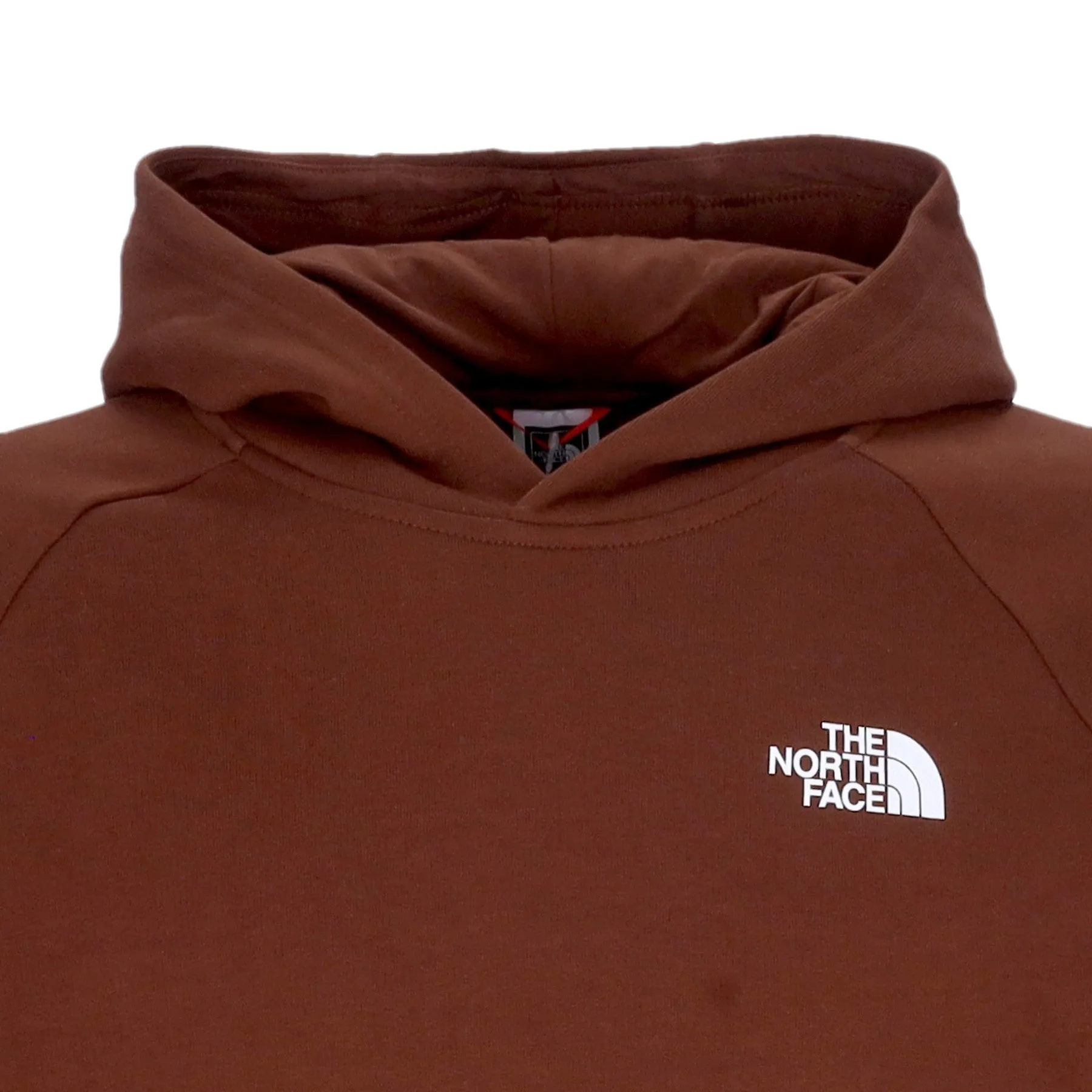Felpa Cappuccio Uomo Raglan Red Box Hd Dark Oak