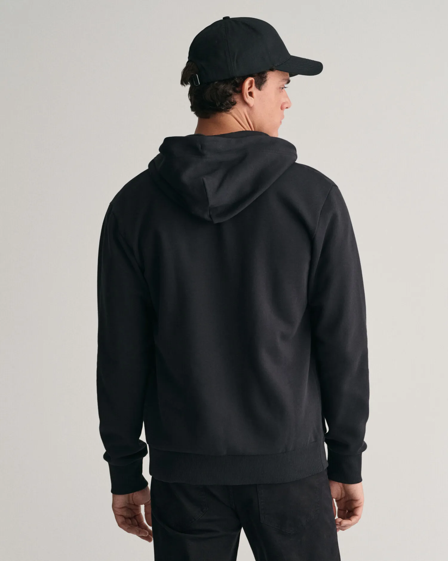 Felpa con zip e cappuccio Tonal Shield    