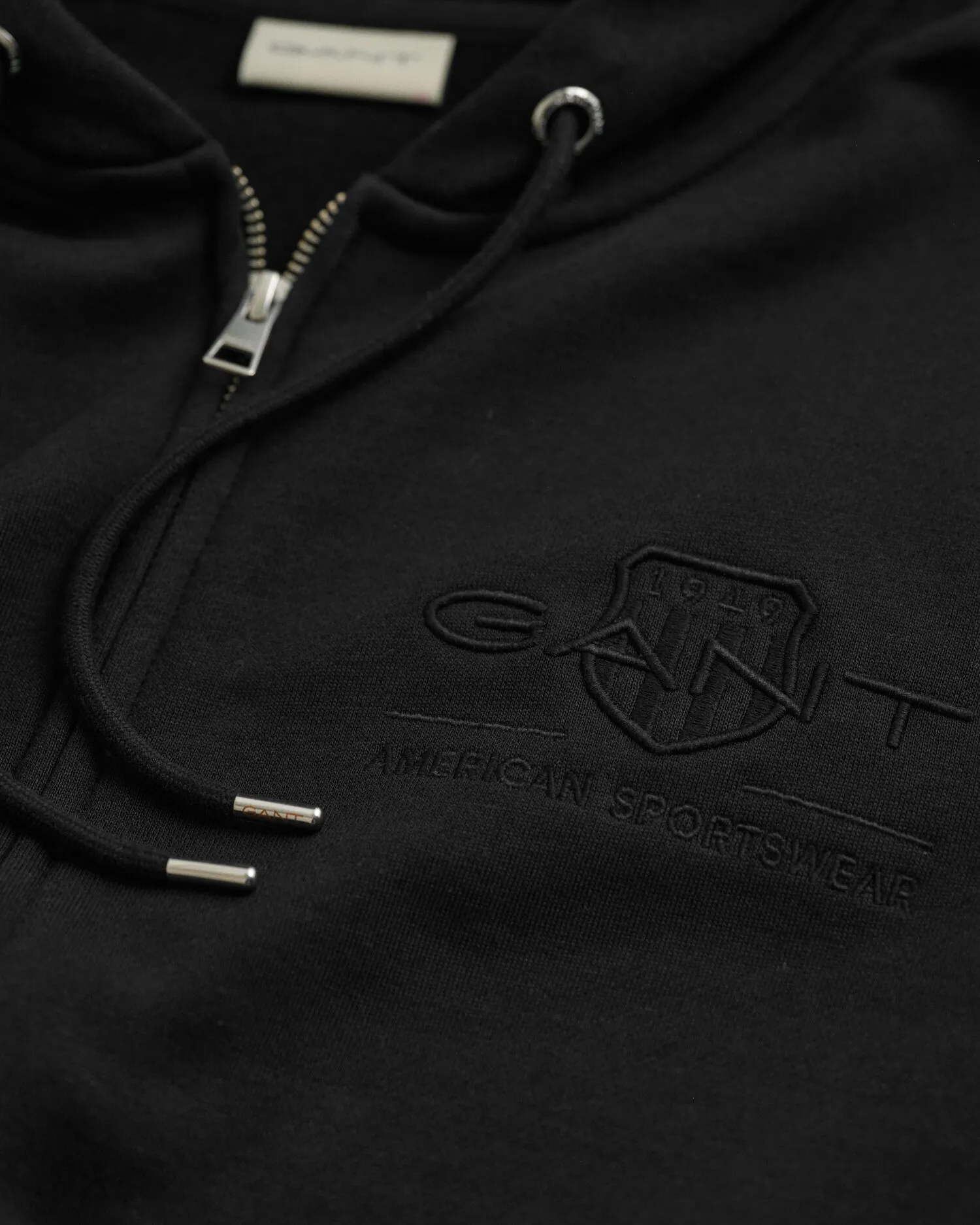 Felpa con zip e cappuccio Tonal Shield    