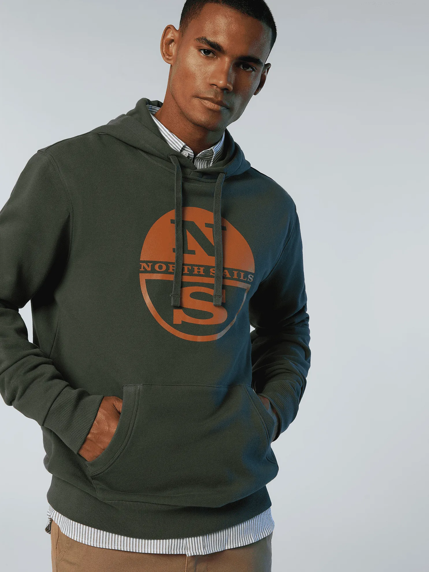 FELPA DA UOMO NORTH SAILS GRAPHIC FOREST NI 691161 0437