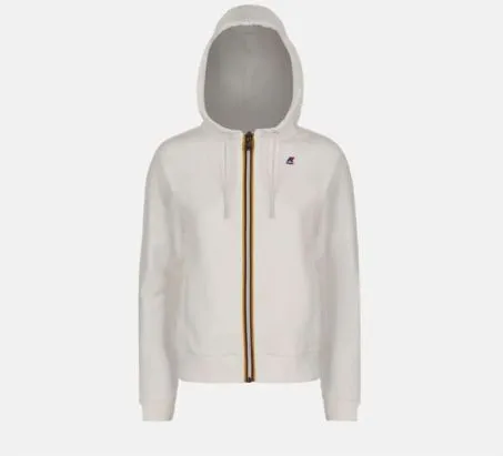 Felpa Donna K-Way Deline K8121MW XRE Bianco