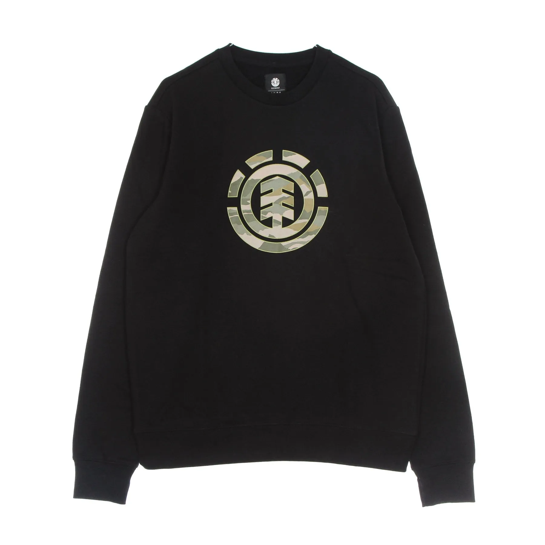 Felpa Girocollo Uomo Landscape Camo Crewneck Flint Black
