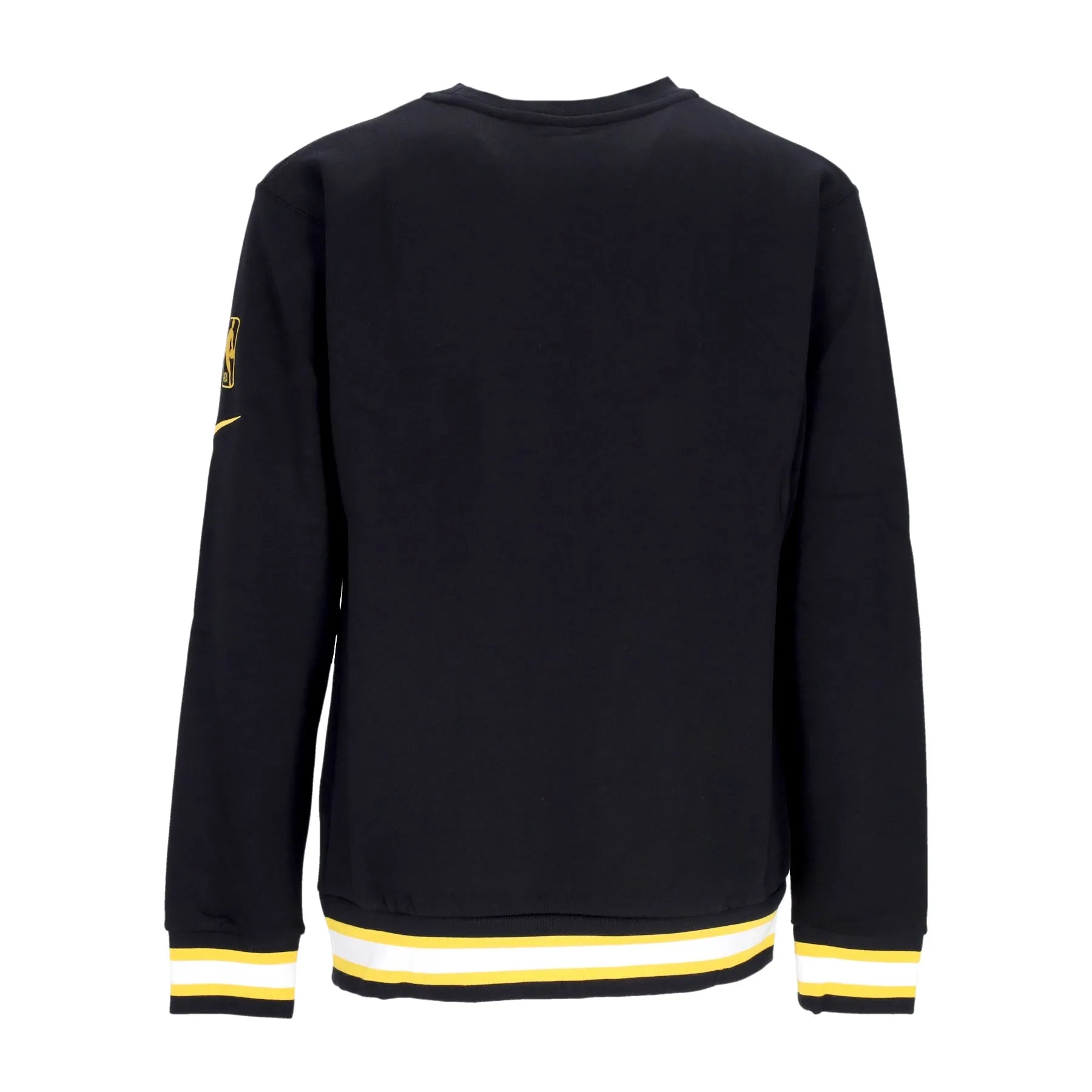 Felpa Girocollo Uomo Nba Fleece Crewneck Courtside Loslak Black