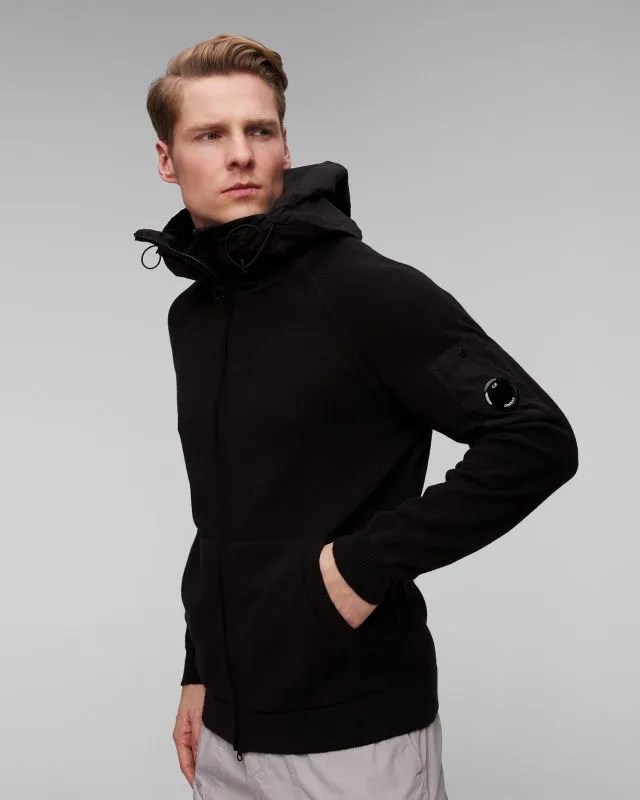 Felpa nera da uomo C.P. Company