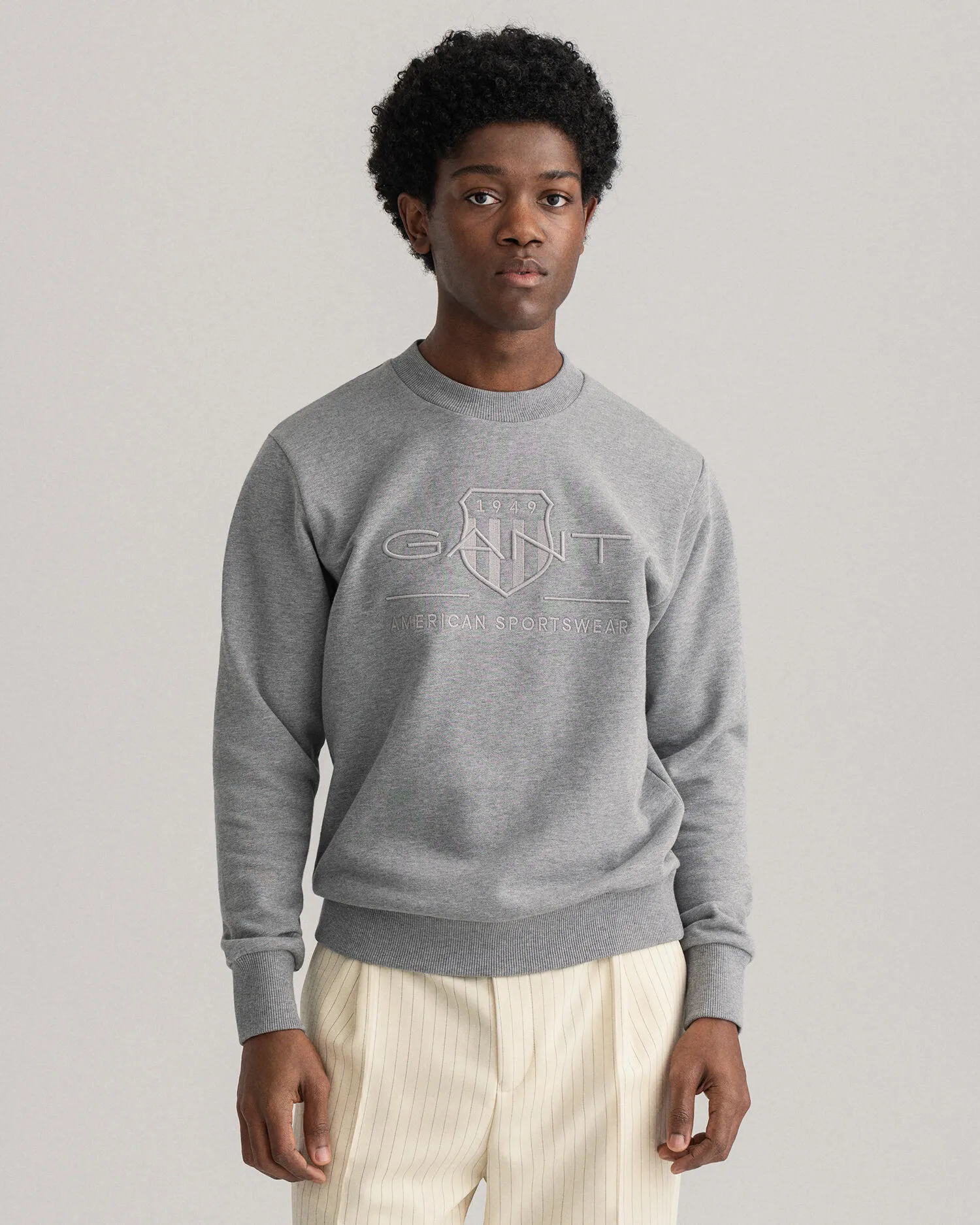 Felpa Tonal Archive Shield girocollo    