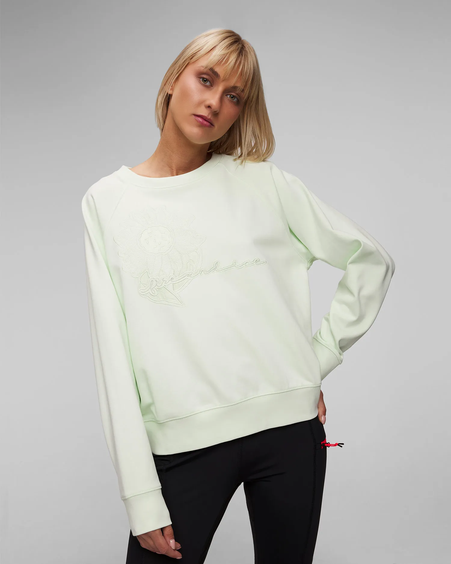 Felpa verde menta da donna BOGNER FIRE+ICE Ramira4 84948576-119