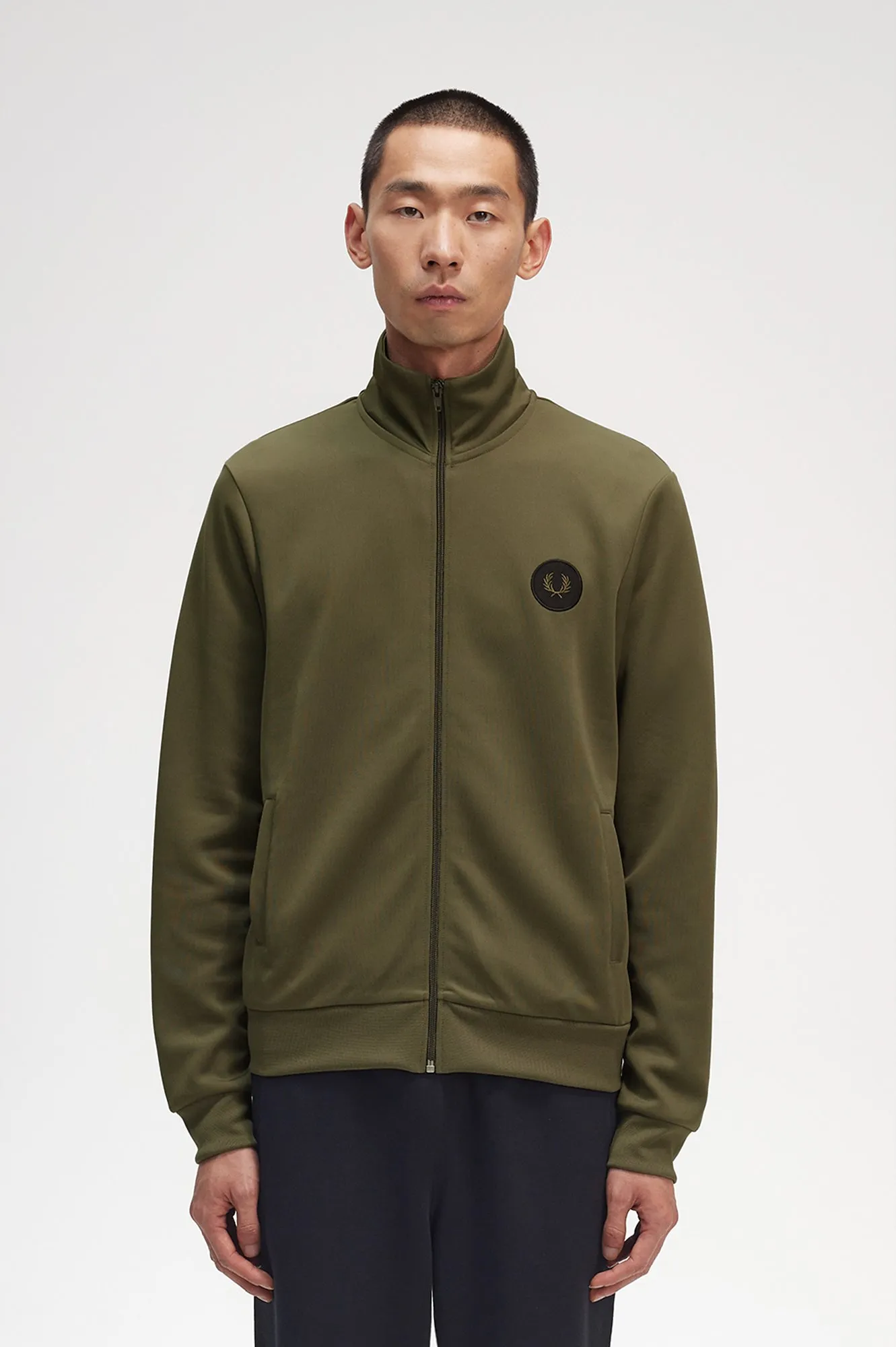 Felpa zip tecnica Fred Perry