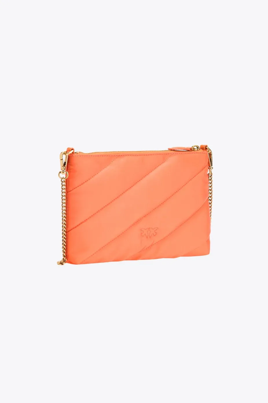 Flat Recycled Shoulder Bag / Orange
