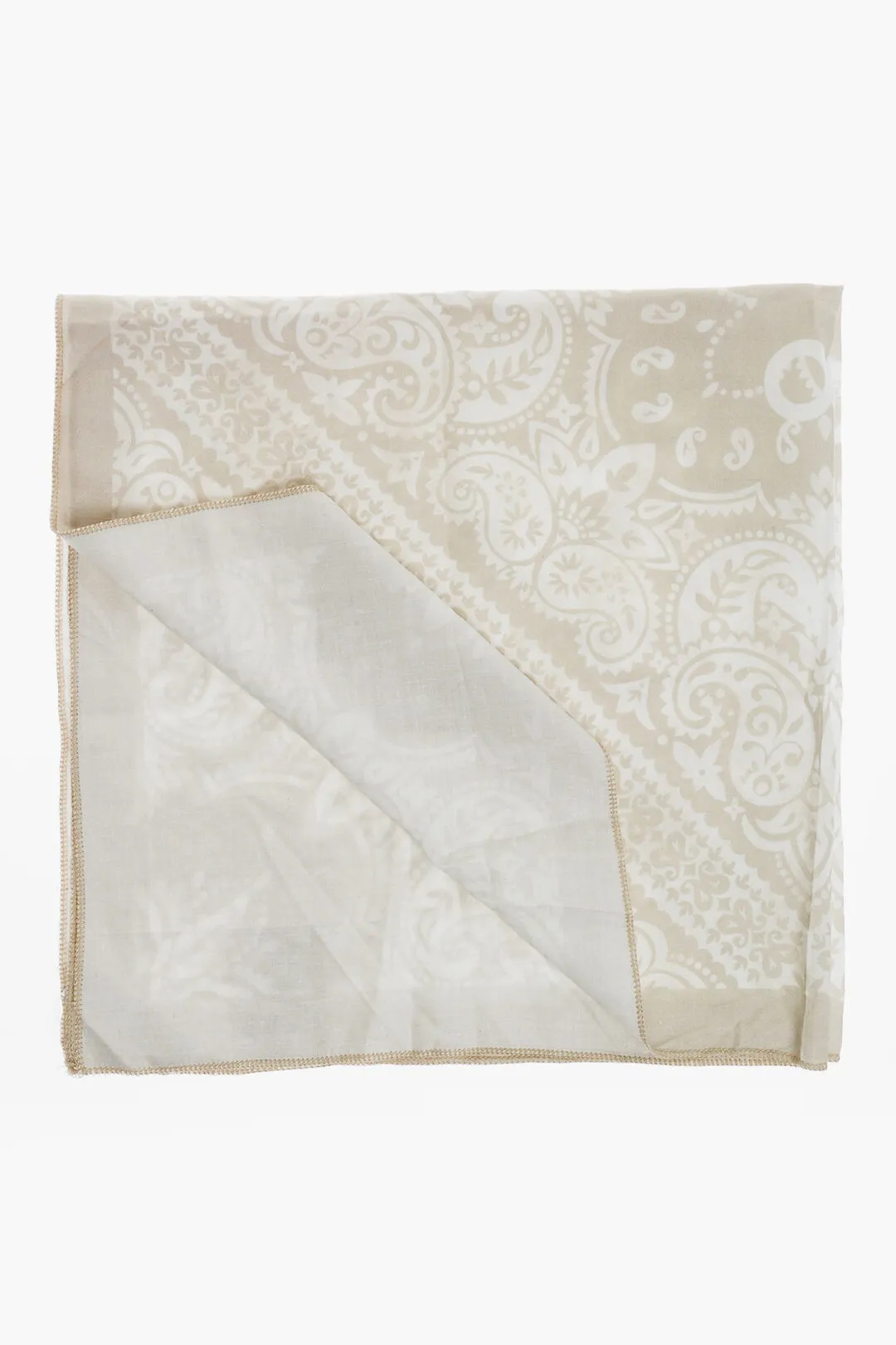 Foulard Bicolore a Fantasia Pailsey