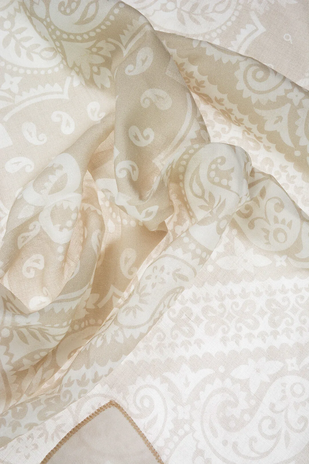 Foulard Bicolore a Fantasia Pailsey