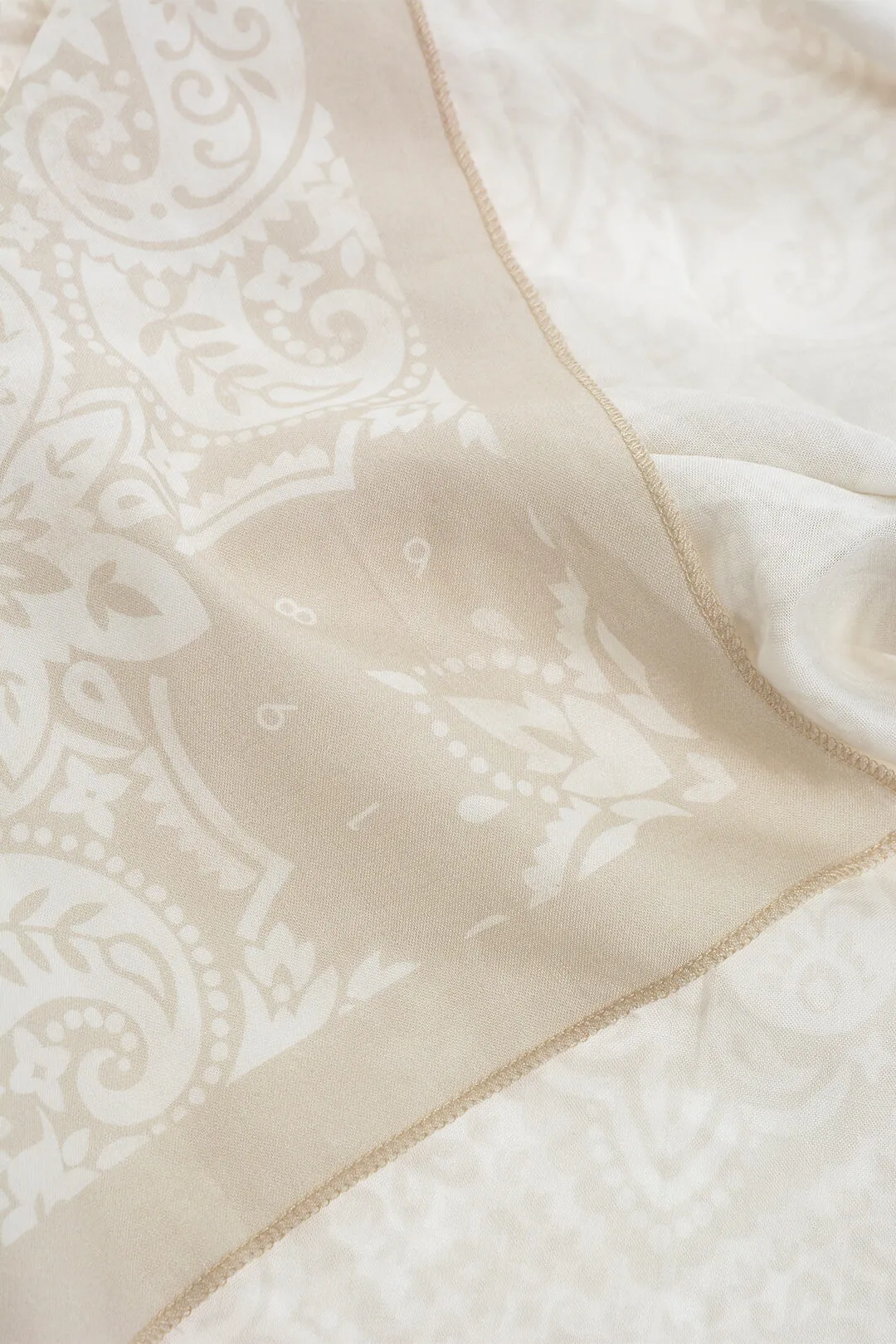 Foulard Bicolore a Fantasia Pailsey