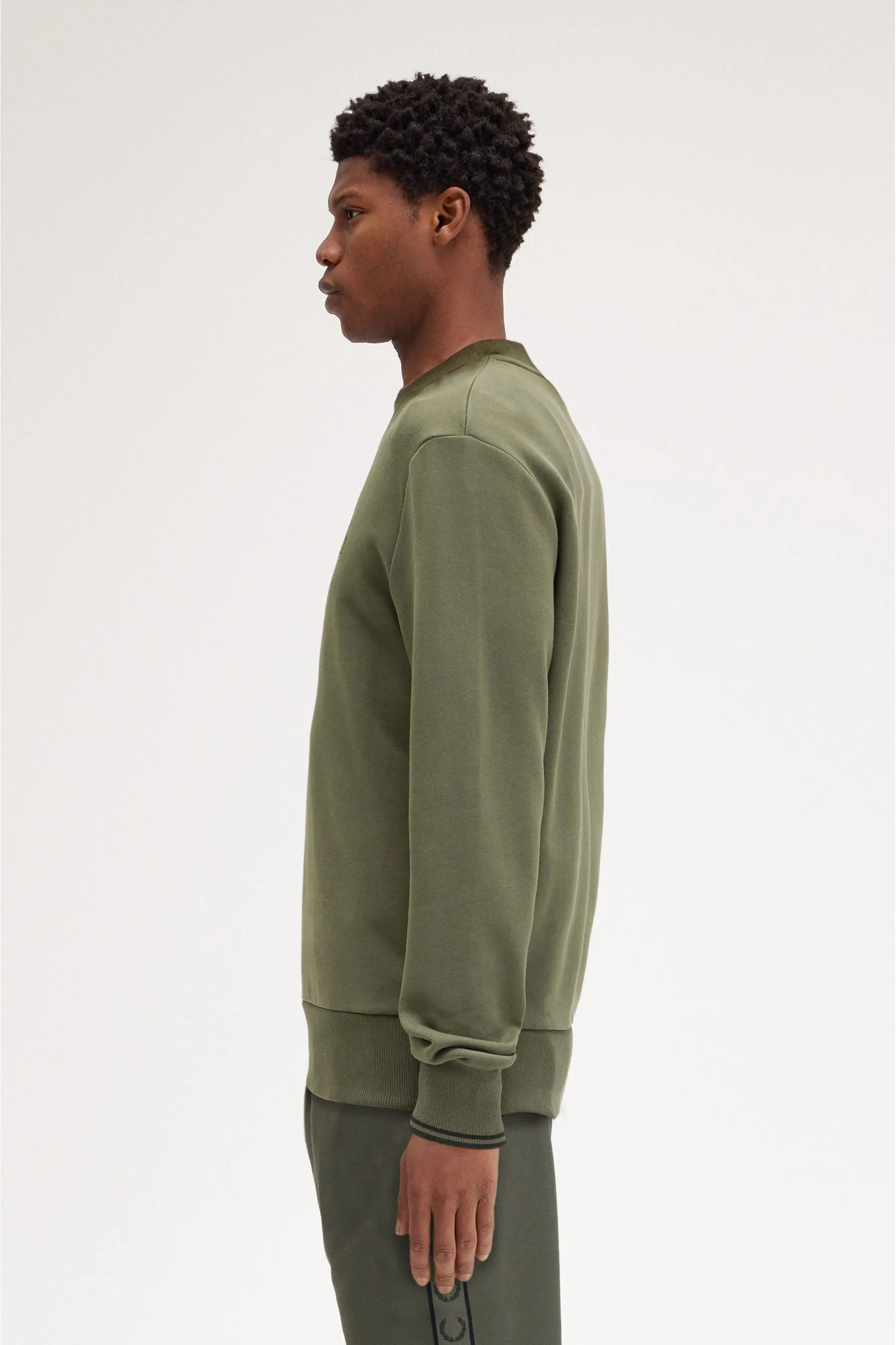 Fred Perry Crew Neck 100% Cotton Sweatshirt    