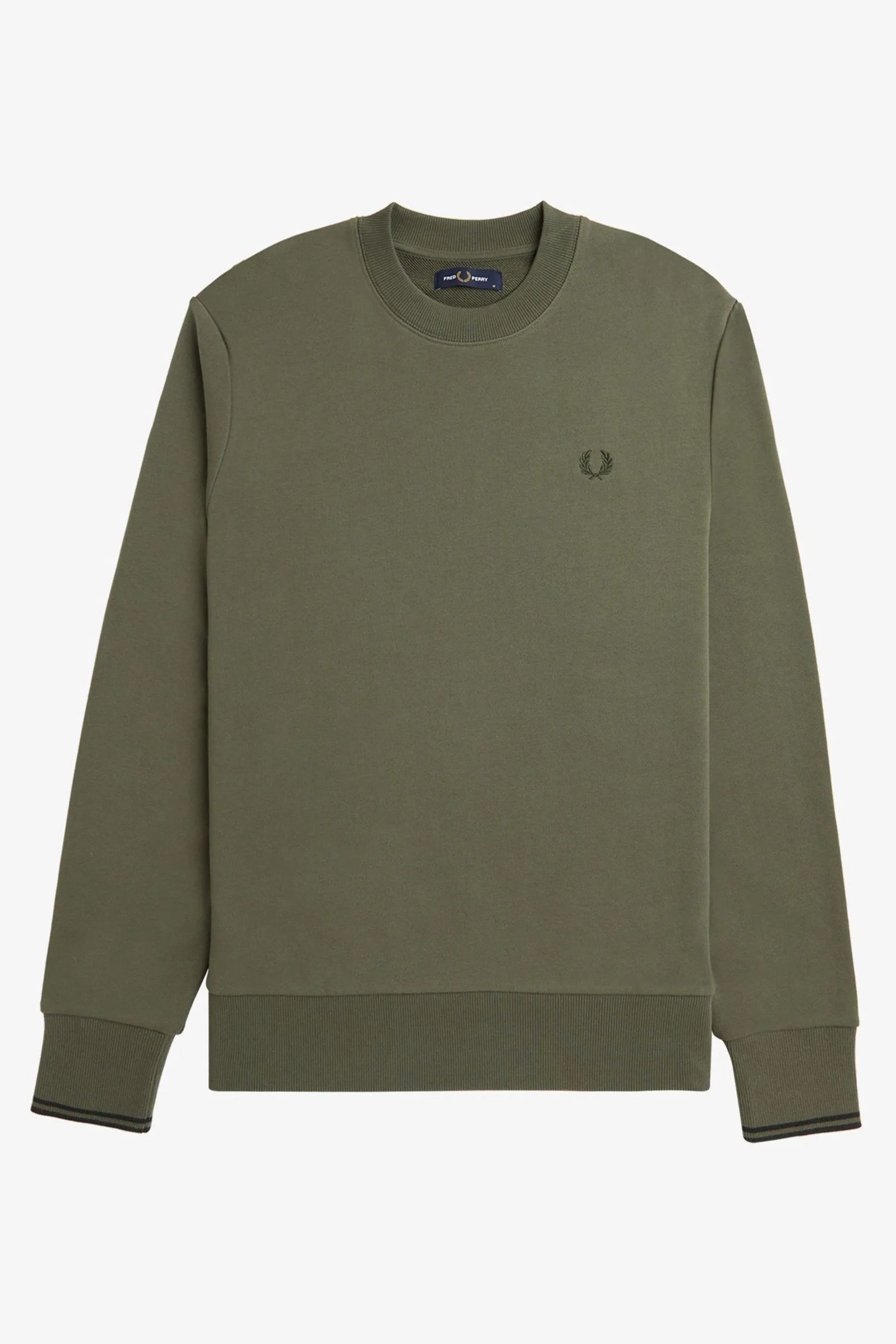 Fred Perry Crew Neck 100% Cotton Sweatshirt    
