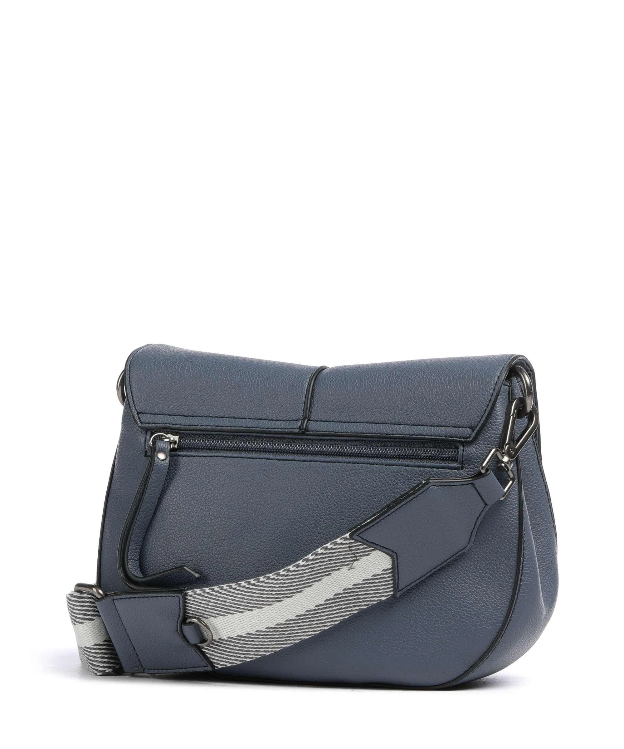  FredsBruder Bestie Borsa a tracolla pelle granulata blu-grigio  