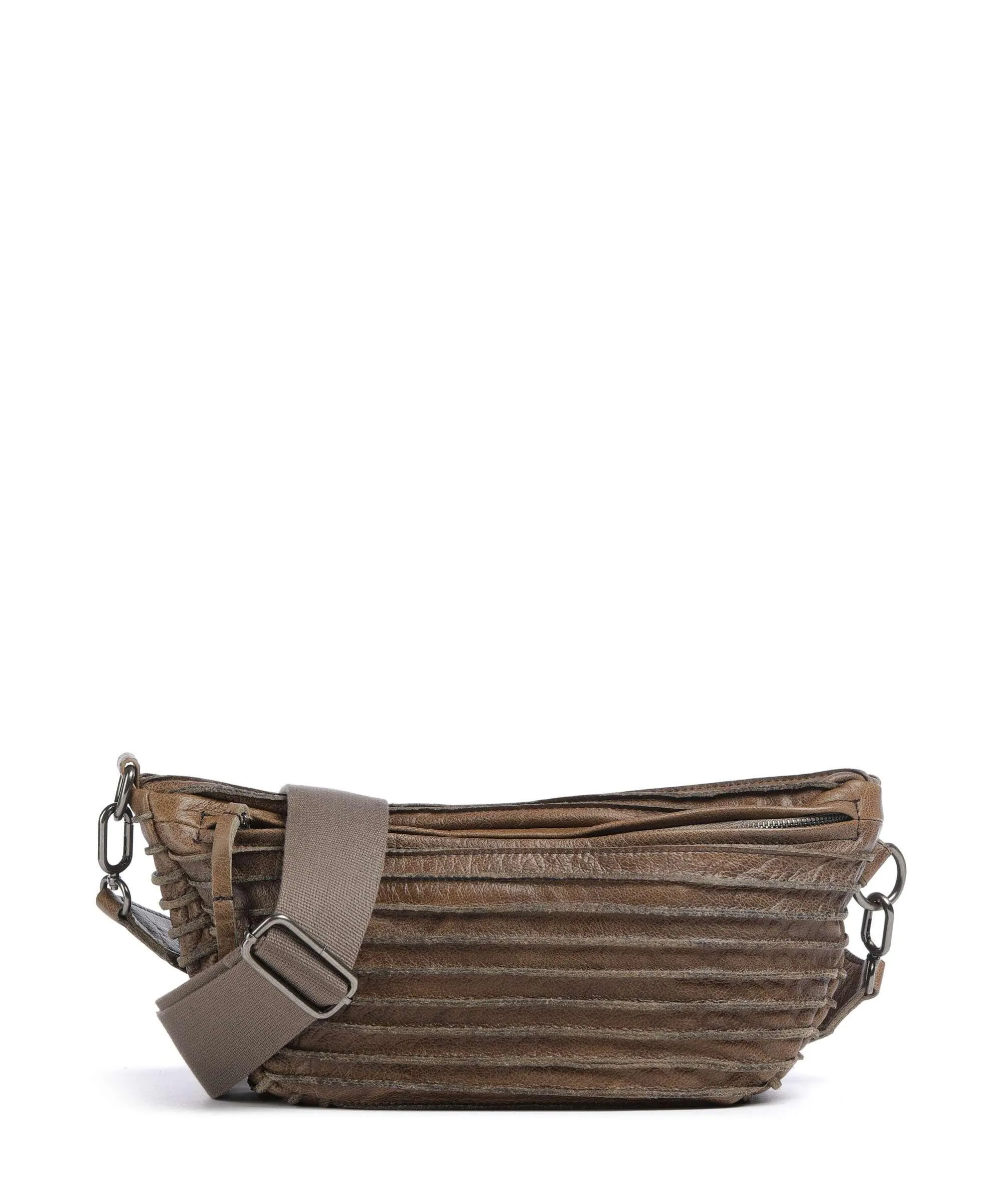  FredsBruder mini Borsa a tracolla pelle granulata verde-oliva  