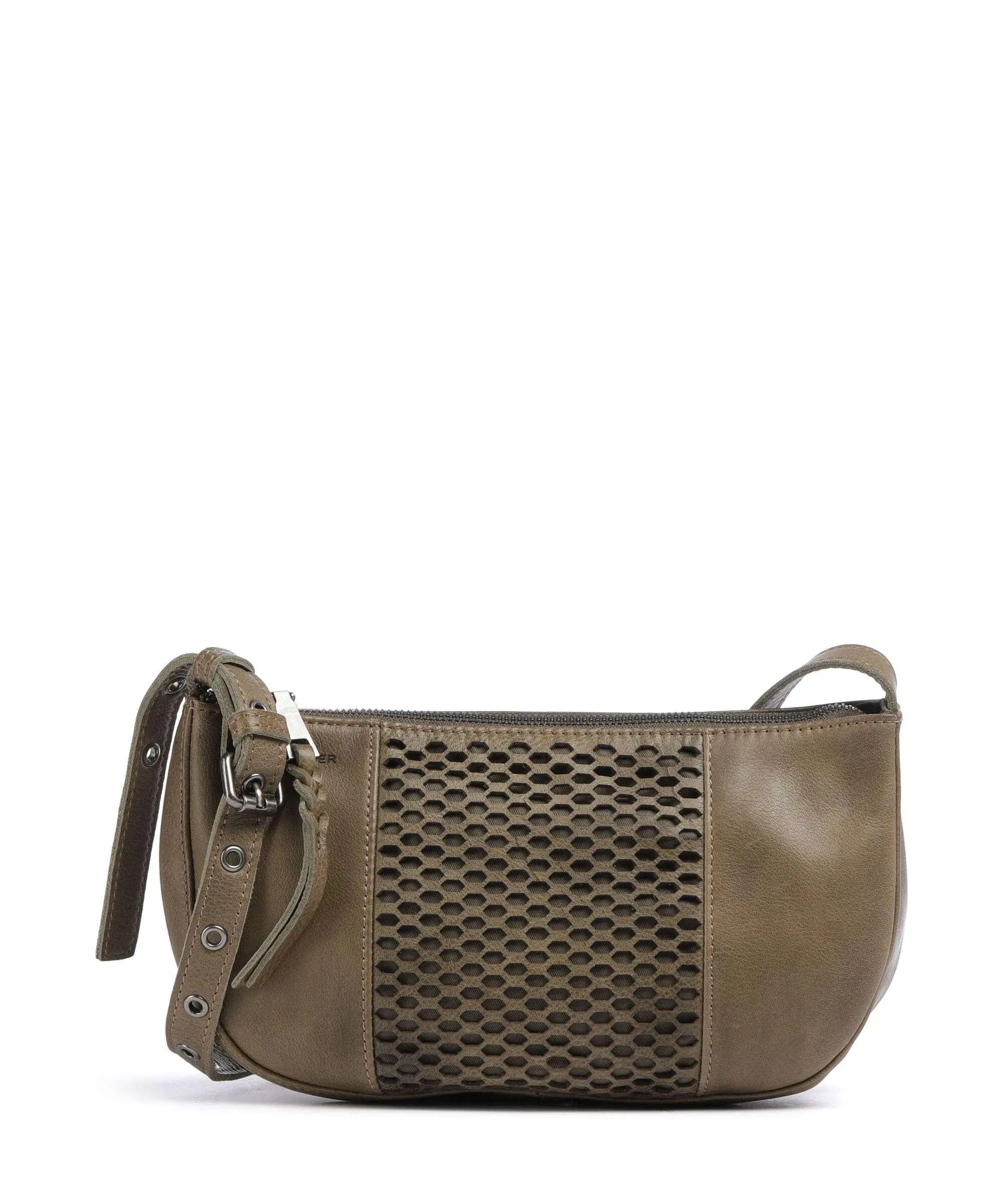  FredsBruder My Borsa a tracolla pelle verde-oliva  