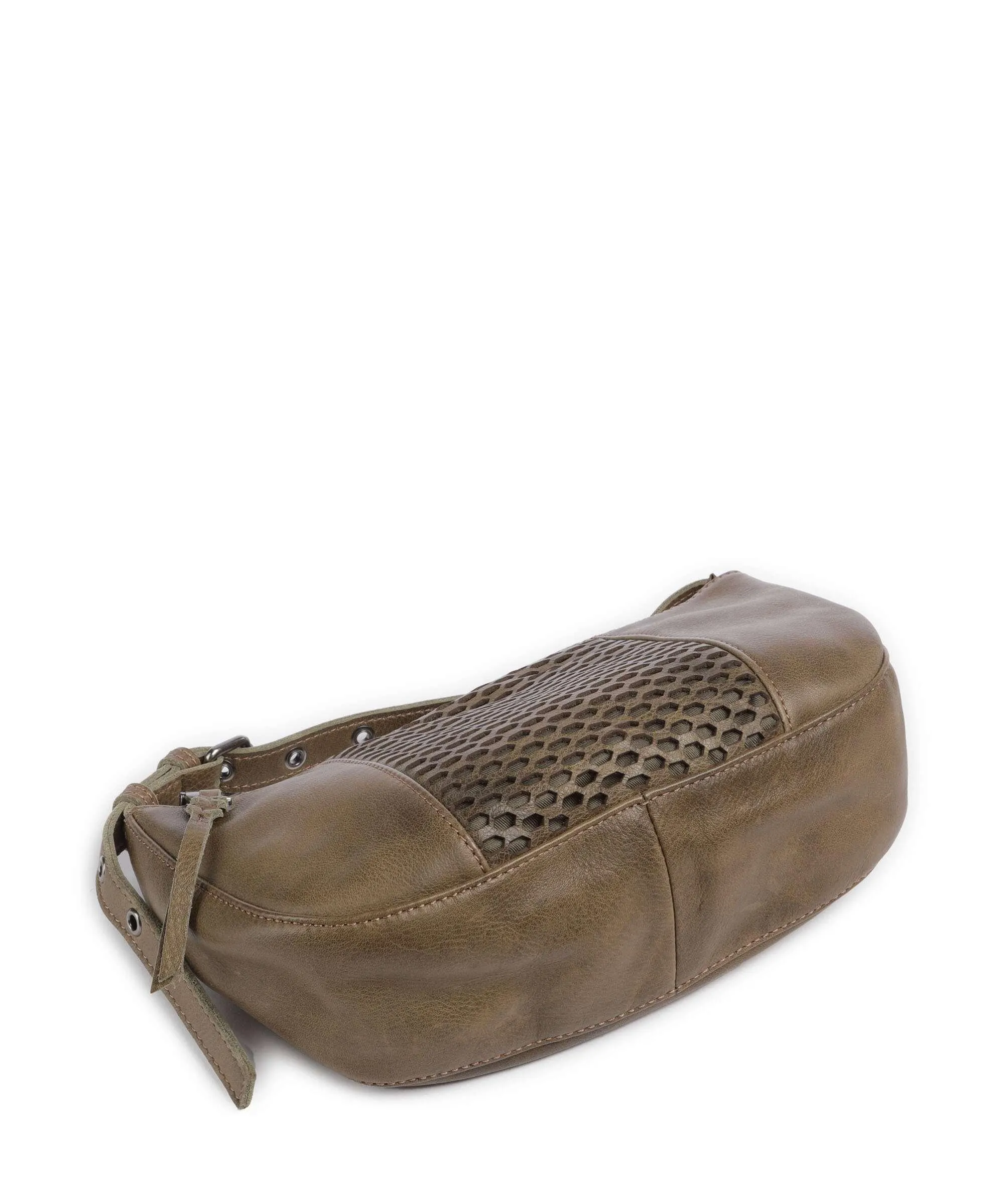 FredsBruder My Borsa a tracolla pelle verde-oliva  