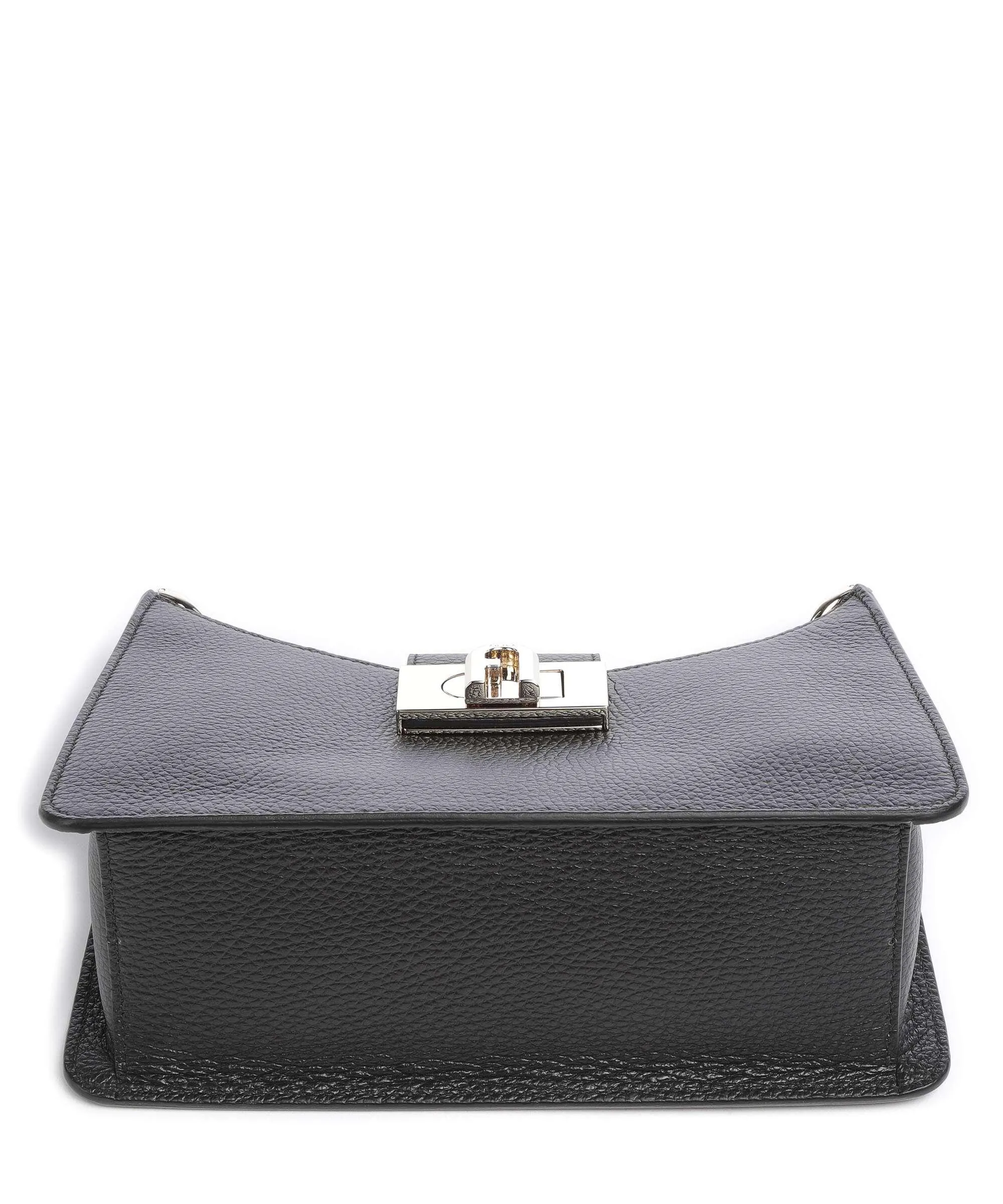  Furla 1927 S Borsa a spalla pelle di vitello grana nero  