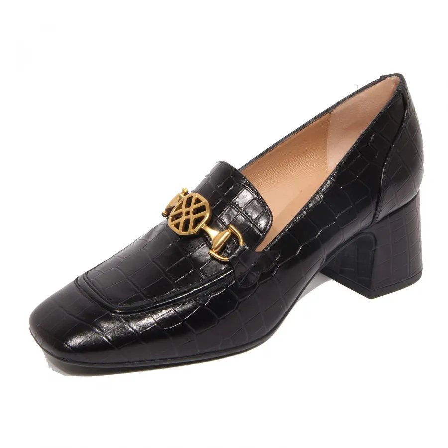 G3778 decollete donna UNISA black leather shoes women