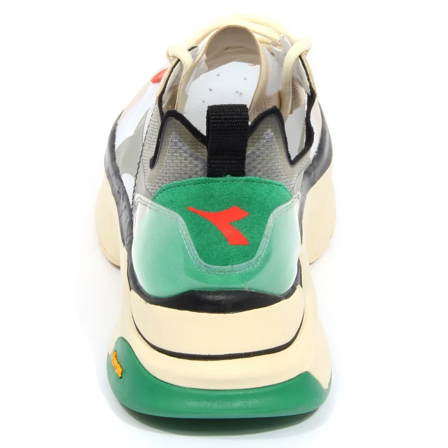 G5750 sneaker uomo DIADORA beige transparent fabric shoes man