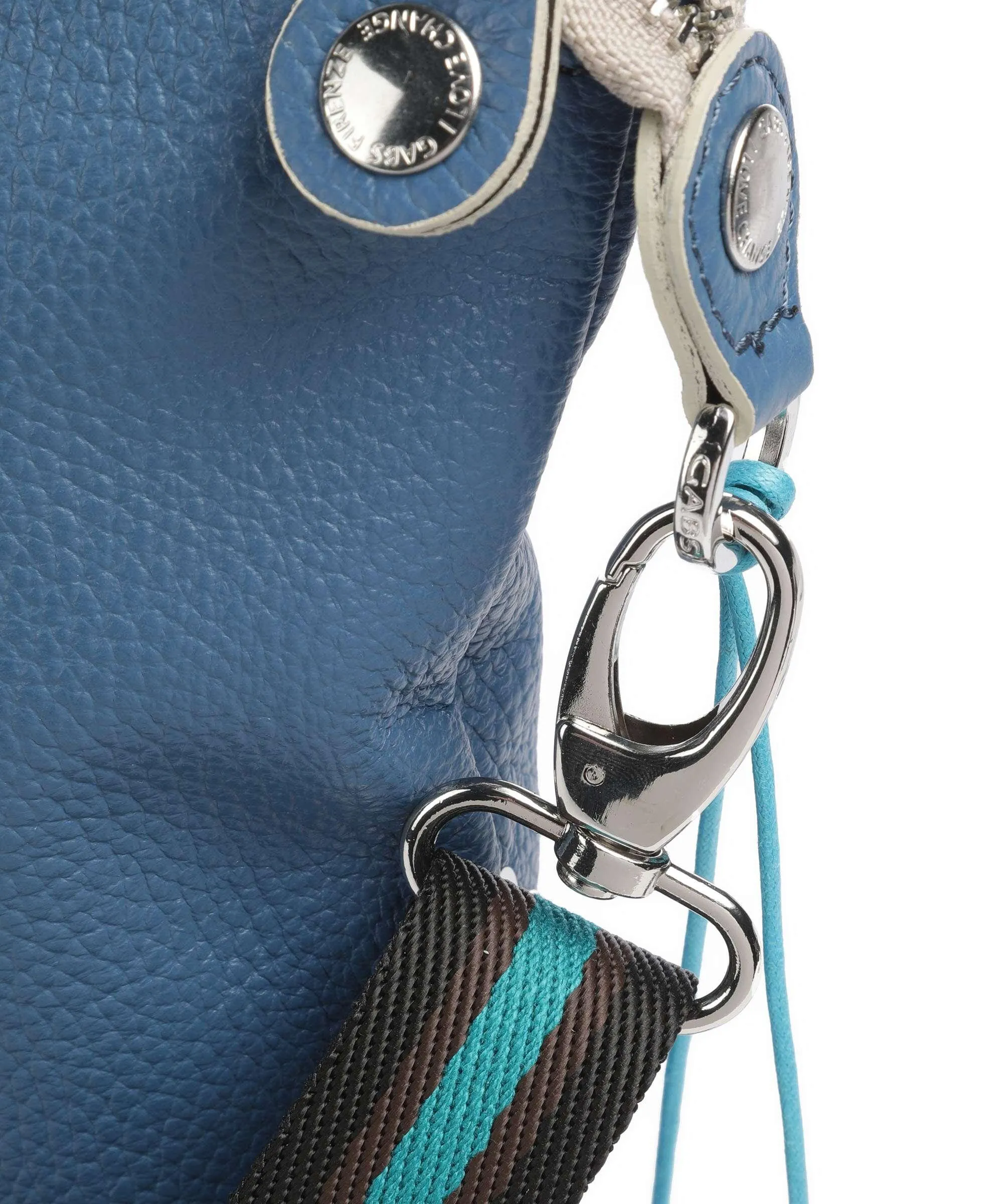  Gabs Ella M Borsa a zainetto pelle di vitello grana blu  