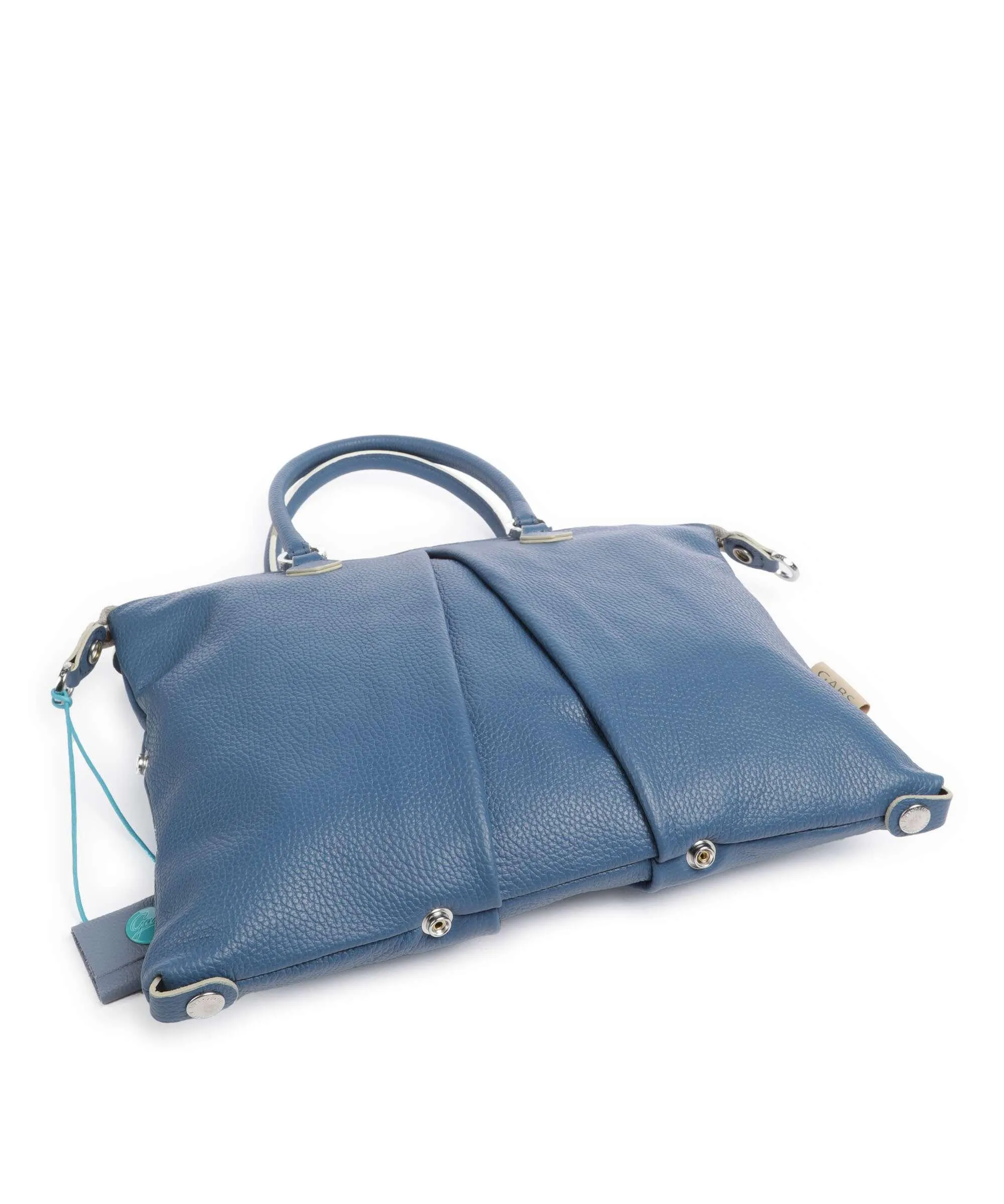  Gabs Ella M Borsa a zainetto pelle di vitello grana blu  