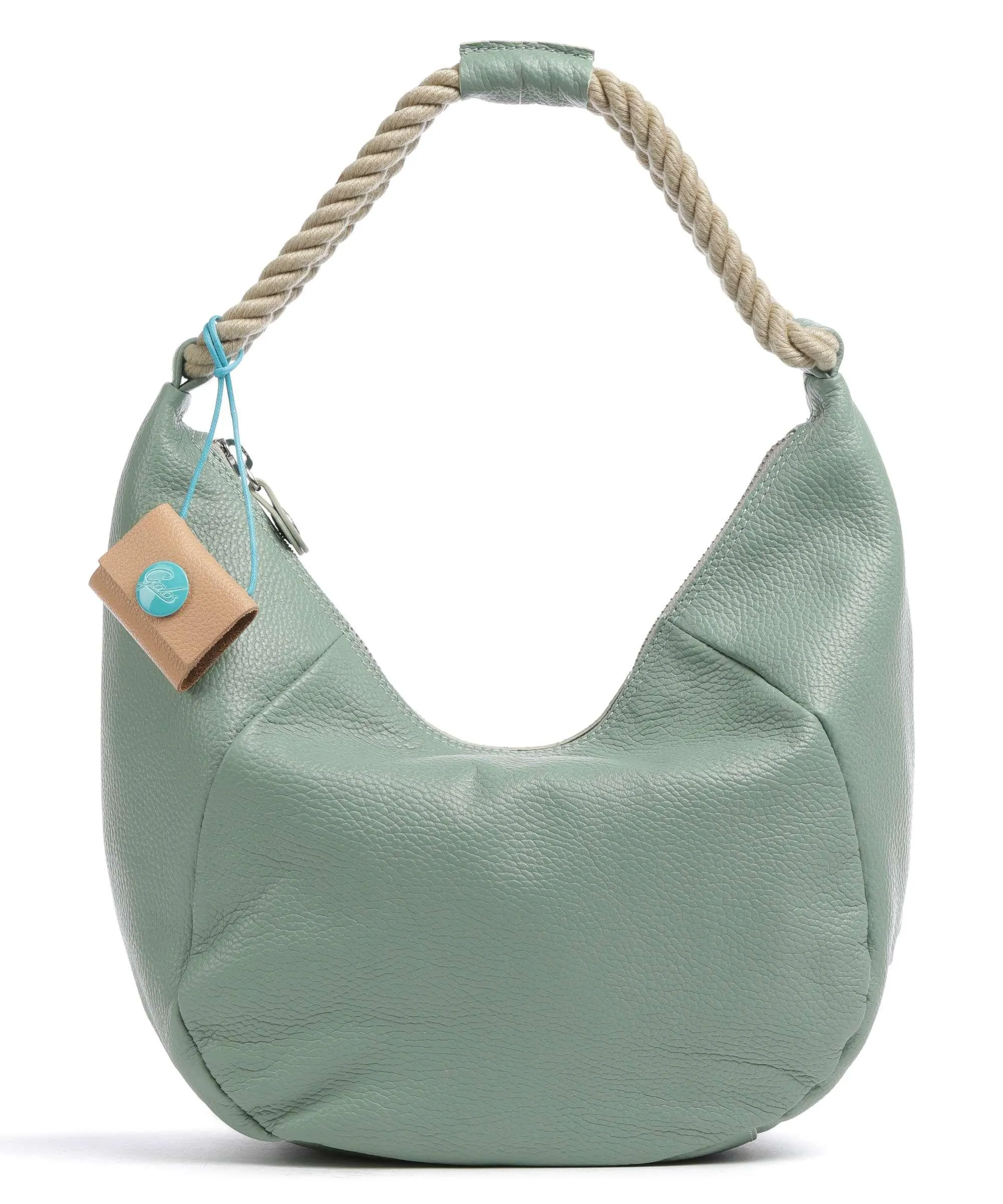  Gabs Penelope M Borsa hobo pelle di vitello grana verde  