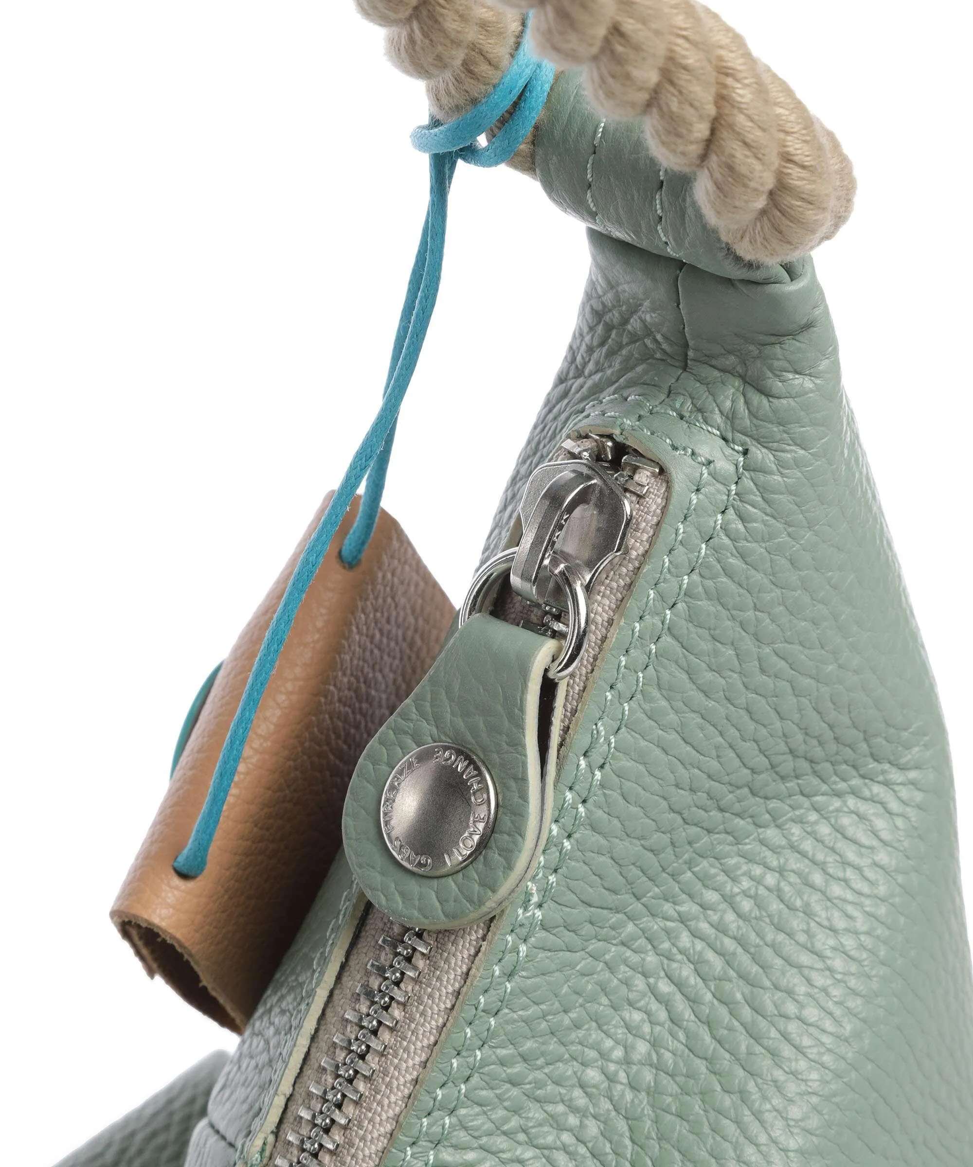  Gabs Penelope M Borsa hobo pelle di vitello grana verde  