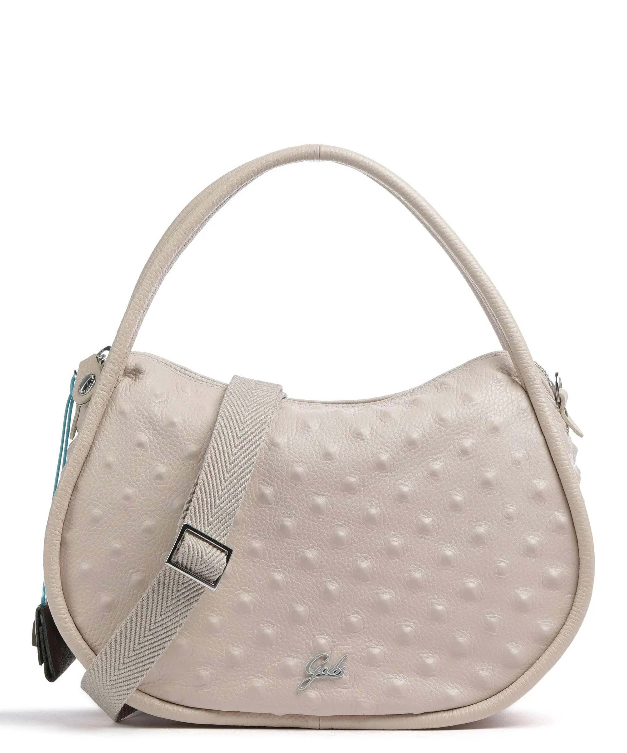  Gabs Selin M Borsa a spalla pelle di vitello grana beige  