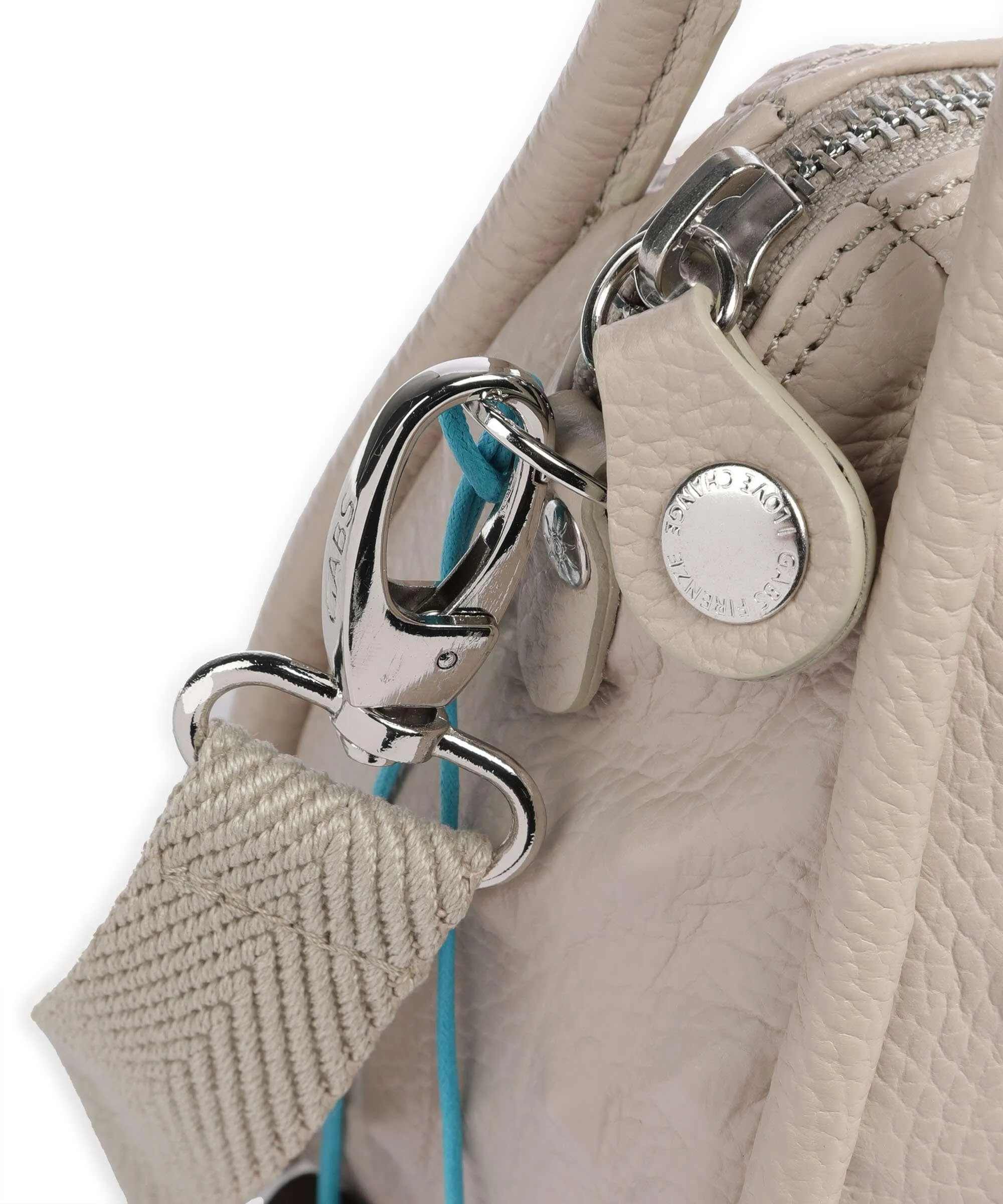  Gabs Selin M Borsa a spalla pelle di vitello grana beige  