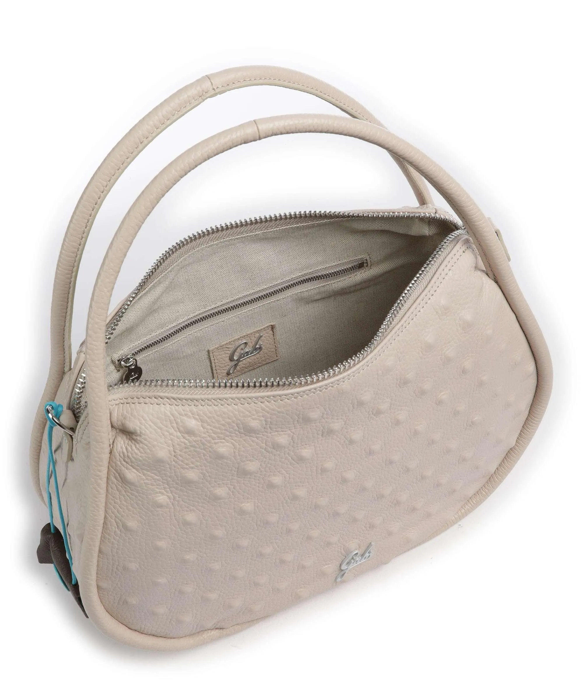  Gabs Selin M Borsa a spalla pelle di vitello grana beige  