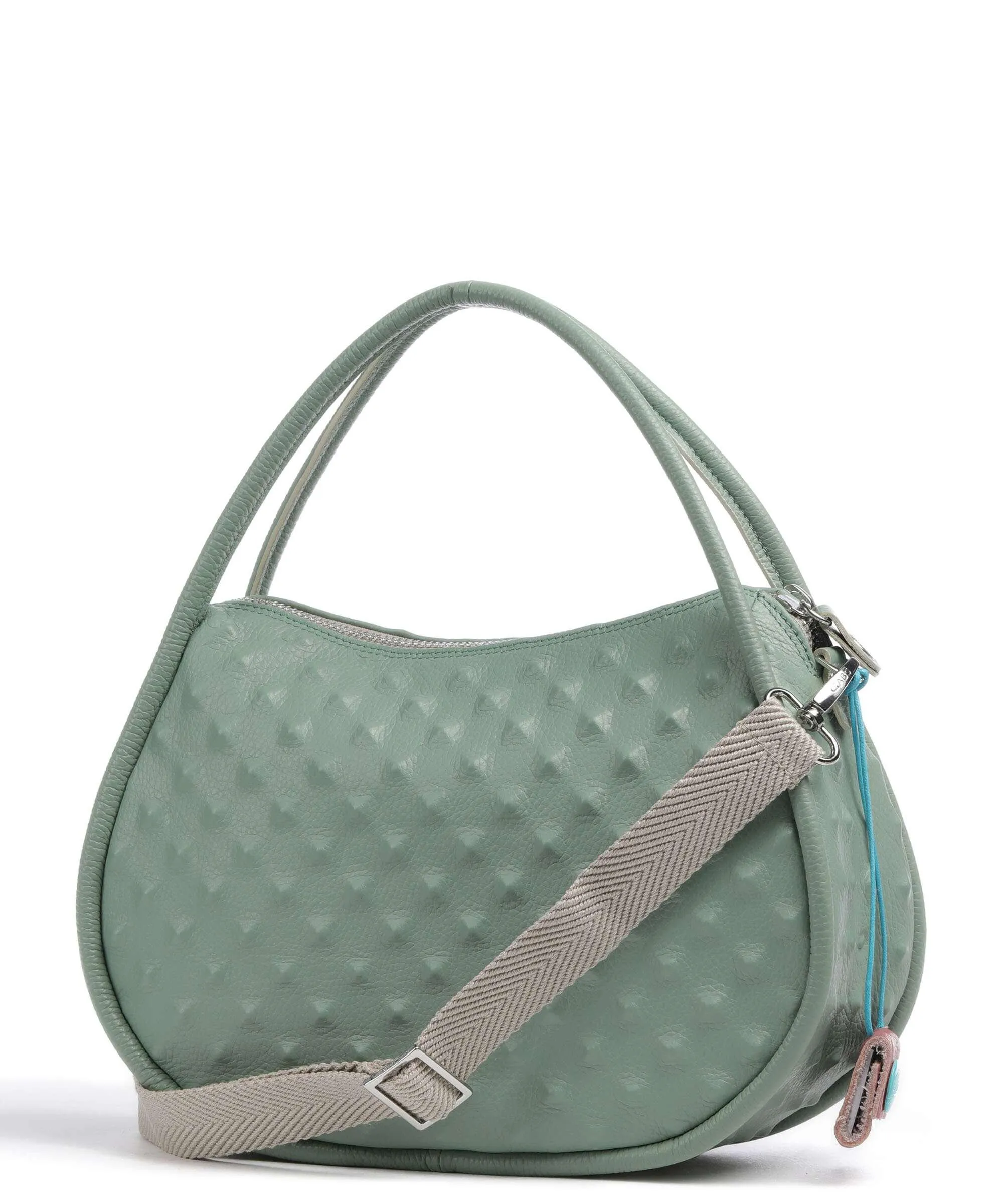  Gabs Selin M Borsa a spalla pelle di vitello grana verde  
