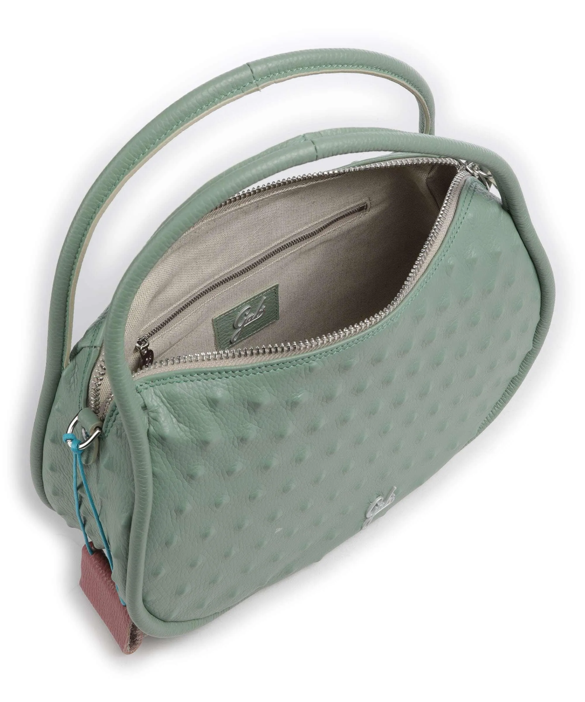  Gabs Selin M Borsa a spalla pelle di vitello grana verde  