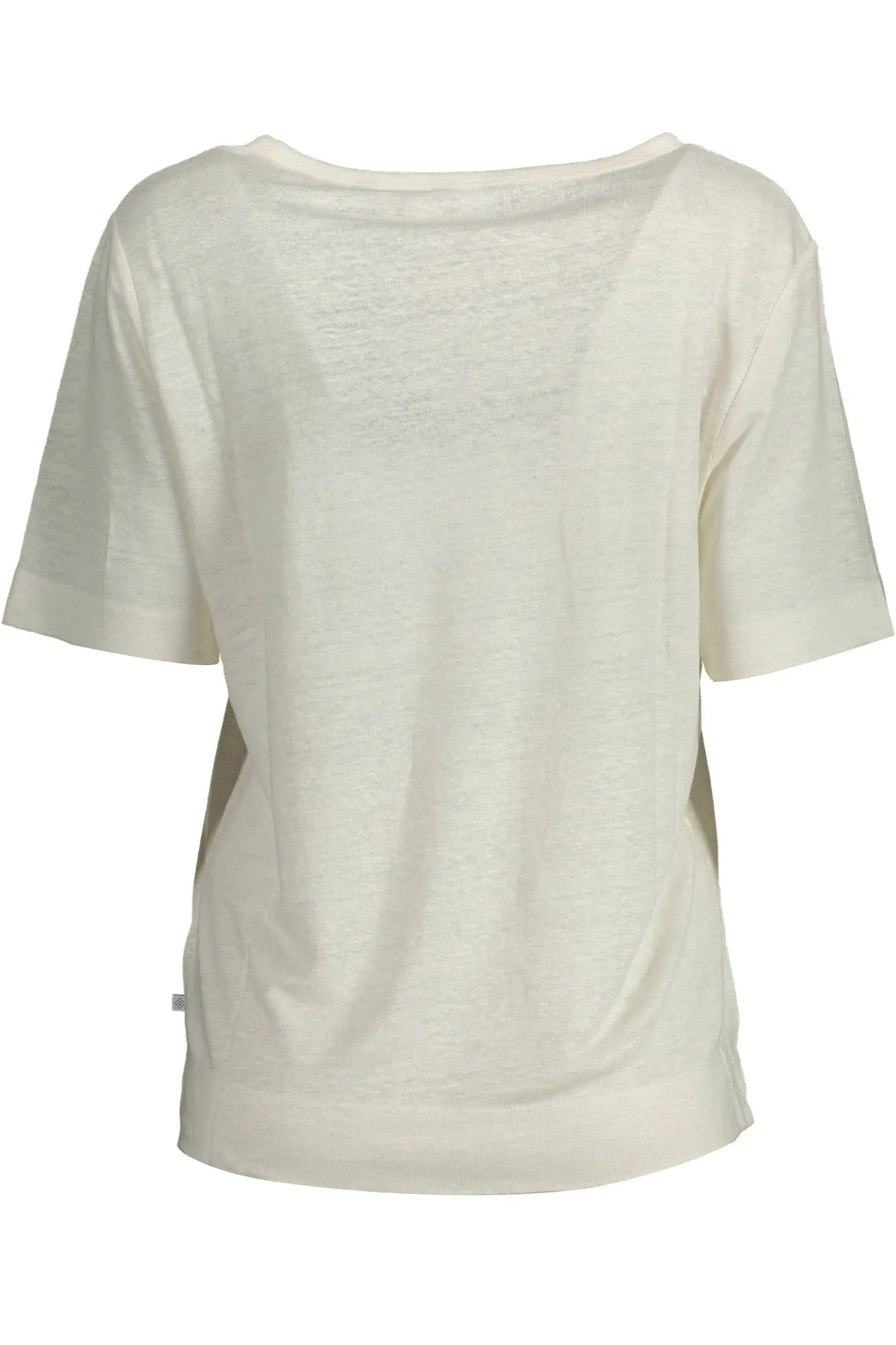GANT T-SHIRT MANICHE CORTE DONNA BIANCO
