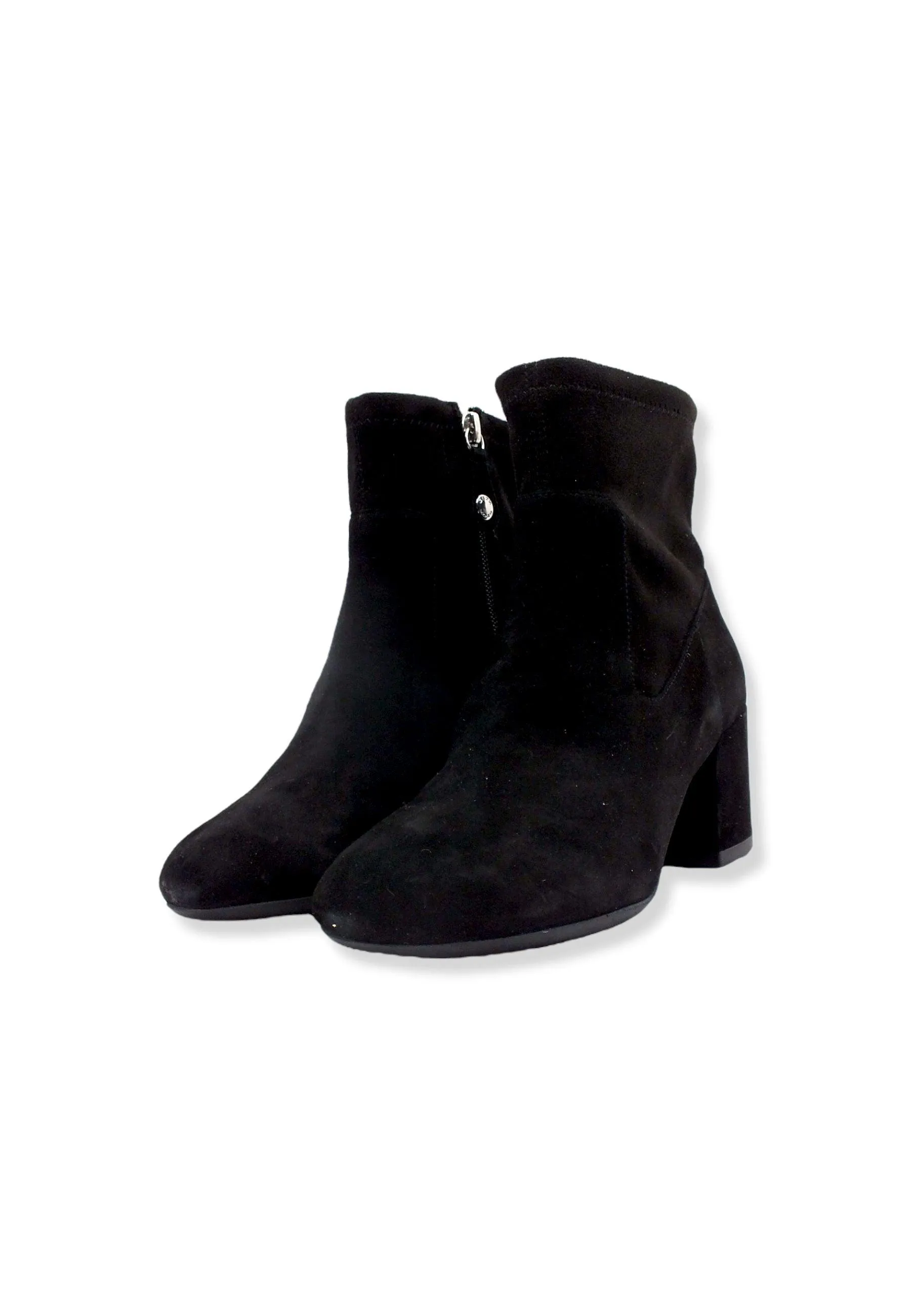 GEOX Eleana Stivaletto Tacco Largo Donna Black D26TWG021JZC9999