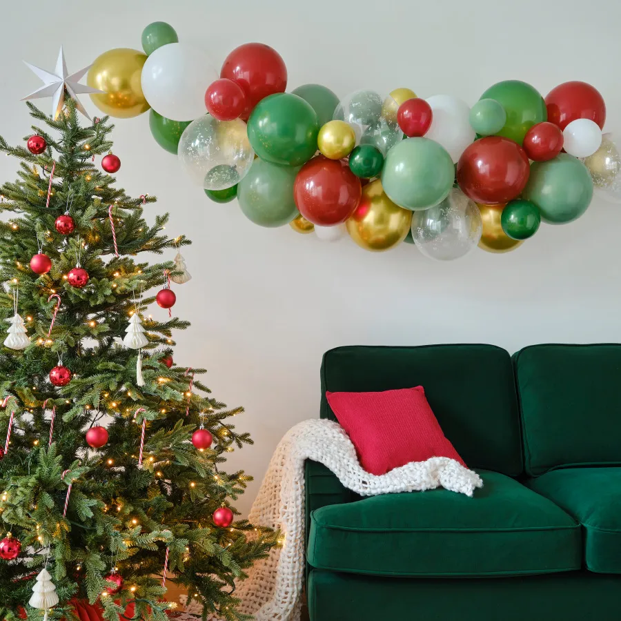 Ghirlanda di palloncini di Natale Eco Land