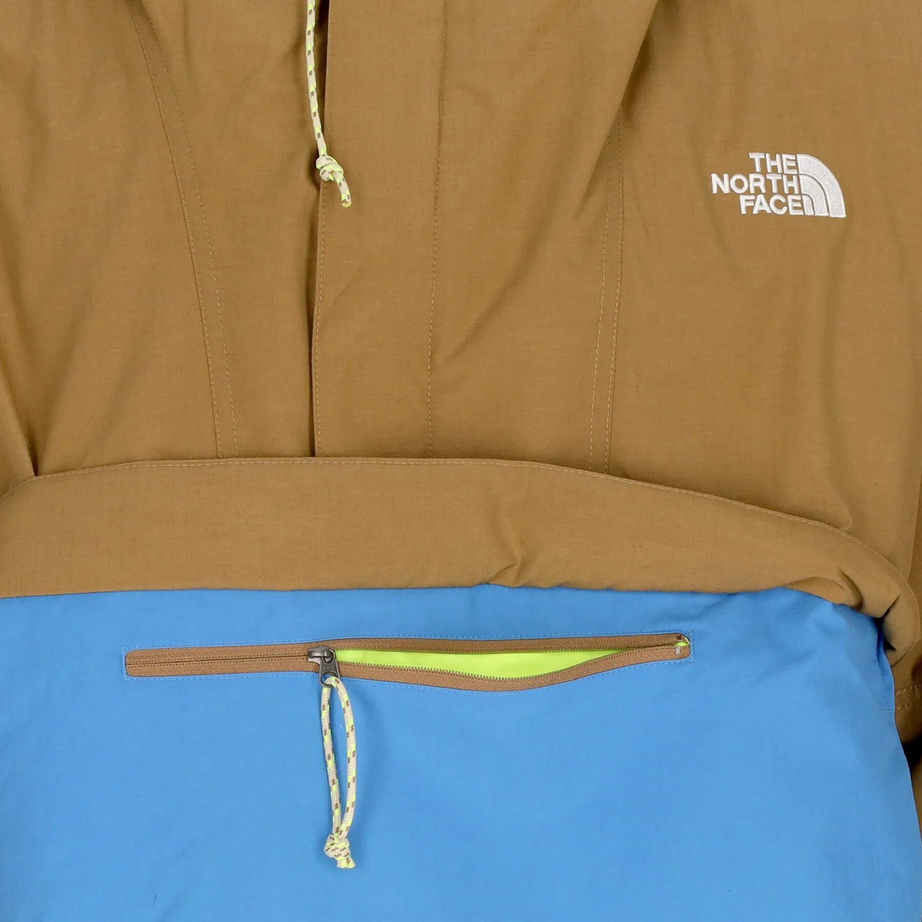 Giacca a Vento Infilabile Uomo 78 Low-fi Hi-tek Windjammer Utility Brown/super Sonic Blue