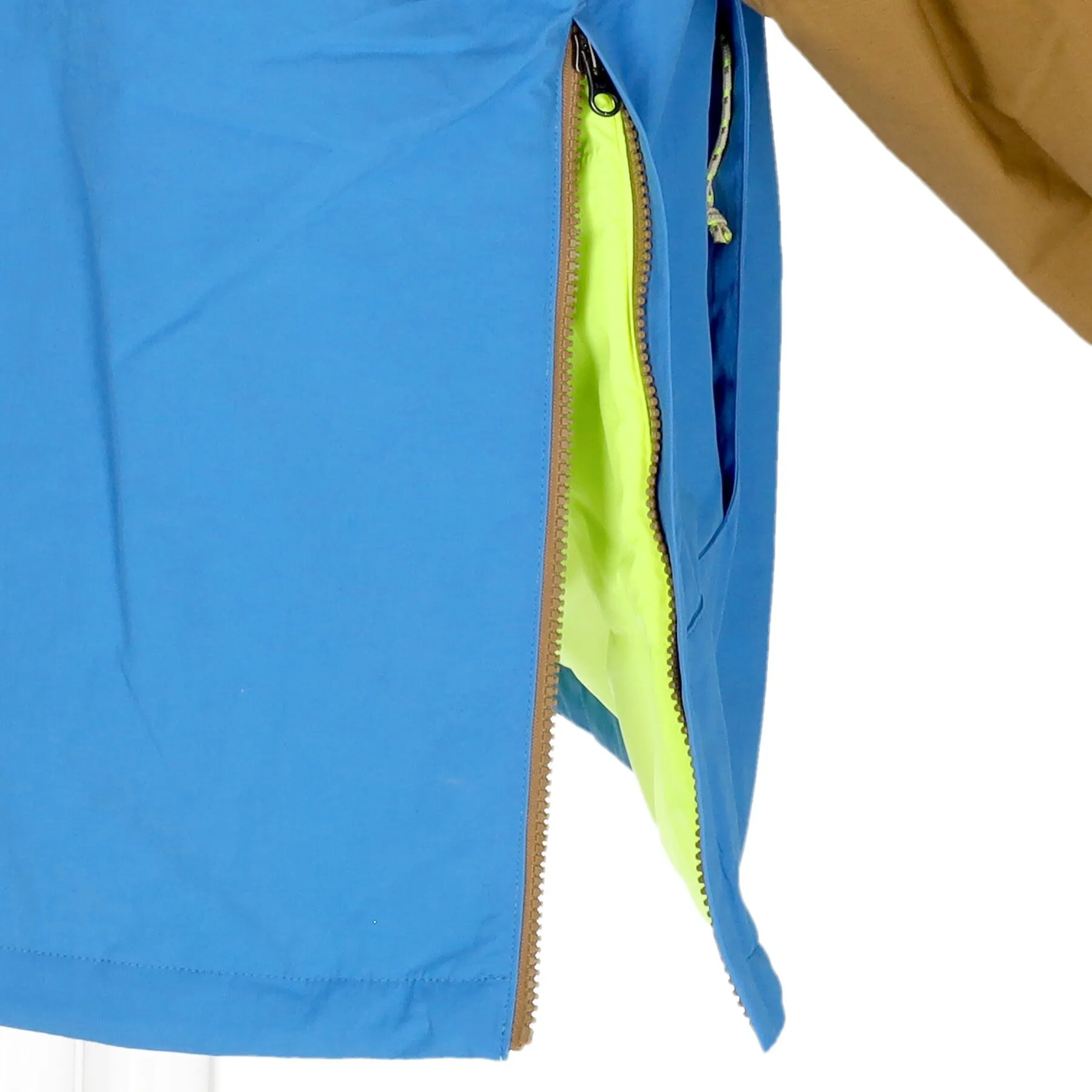 Giacca a Vento Infilabile Uomo 78 Low-fi Hi-tek Windjammer Utility Brown/super Sonic Blue