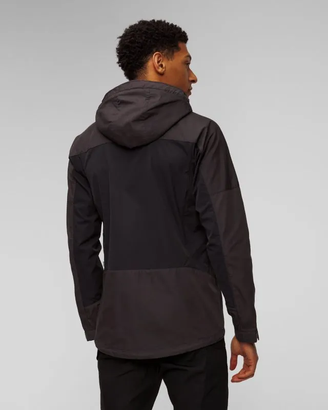 Giacca nero-grigia da trekking da uomo Fjallraven Abisko Lite Trekking Jacket M