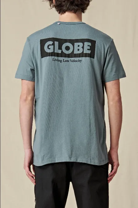 Globe maglietta a manica corta da uomo Living Low Velocity Tee GB02130000-STL blu