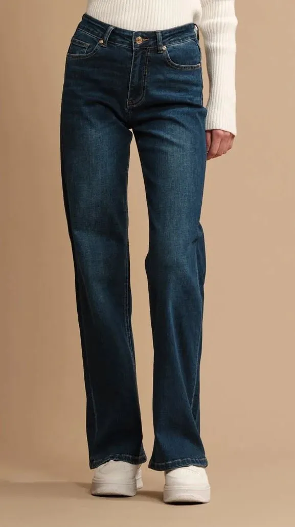 Griffai art: DGF3514 JEANS FLARE PALAZZO VITA ALTA