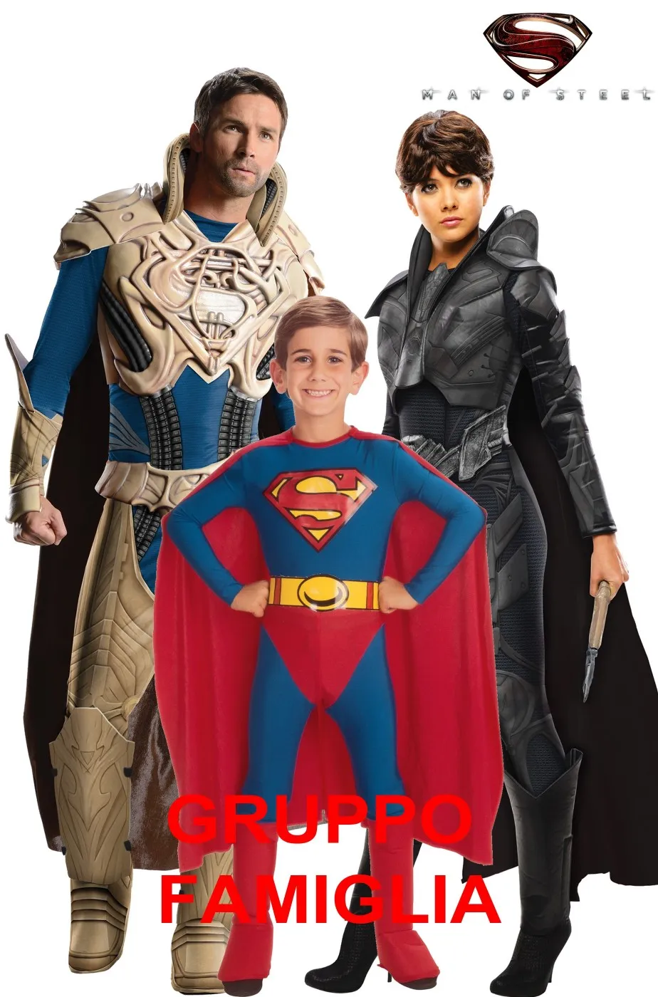 Gruppo Superman Man Of Steel Faora e Jor El