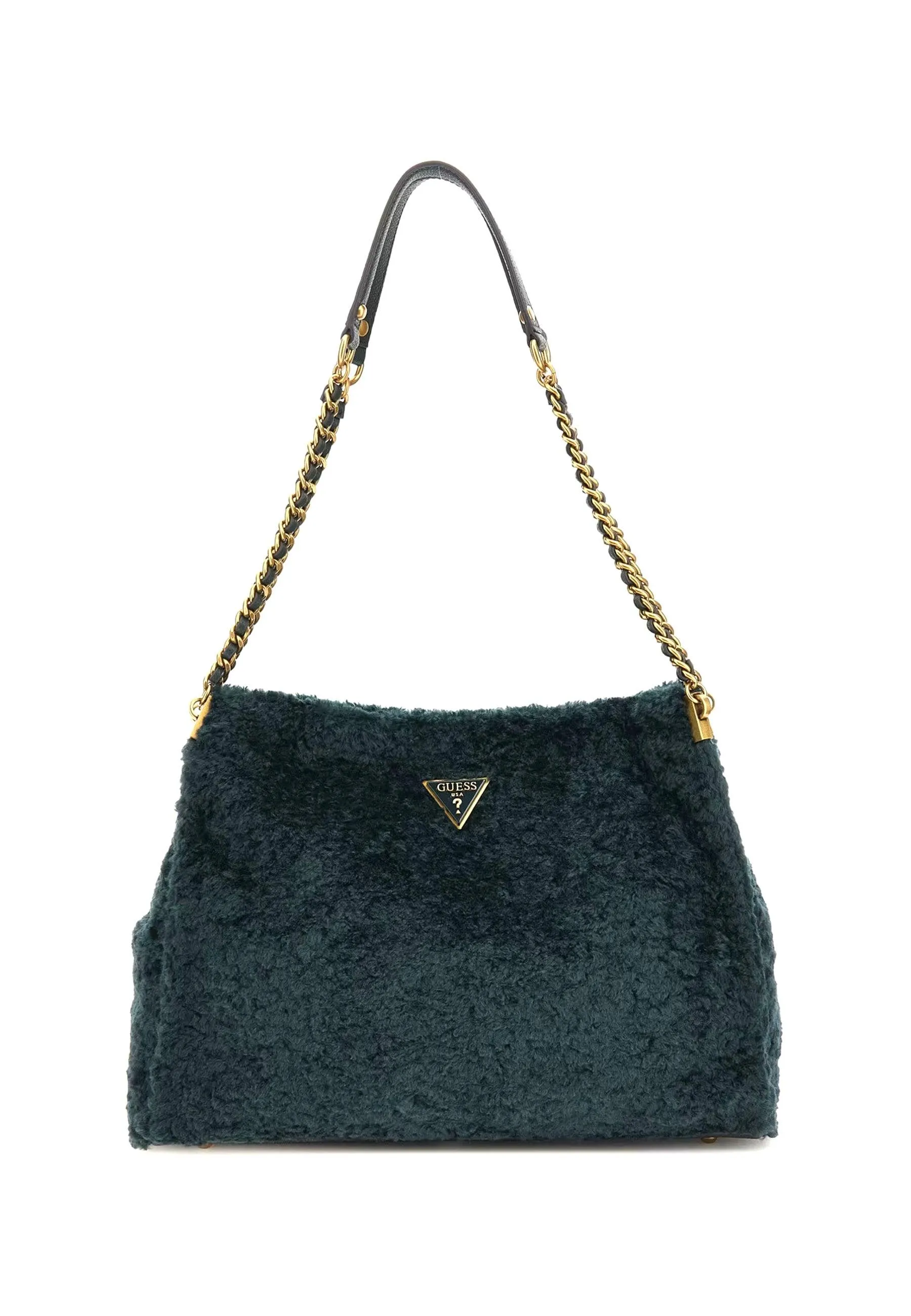 GUESS Maranta Borsa Pelo Shopper Forest Verde WB897410