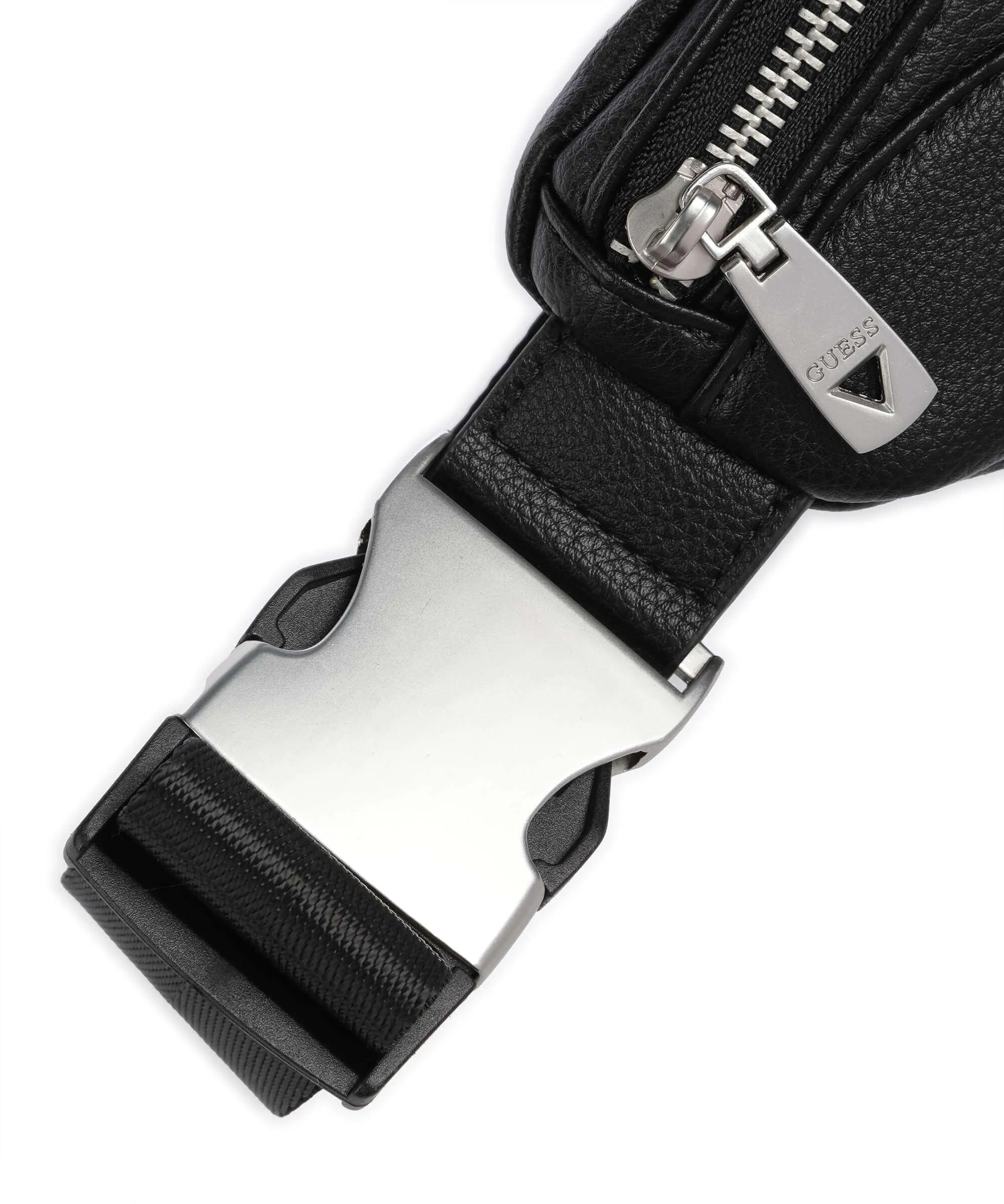  Guess Mestre Marsupio pelle sintetica nero  