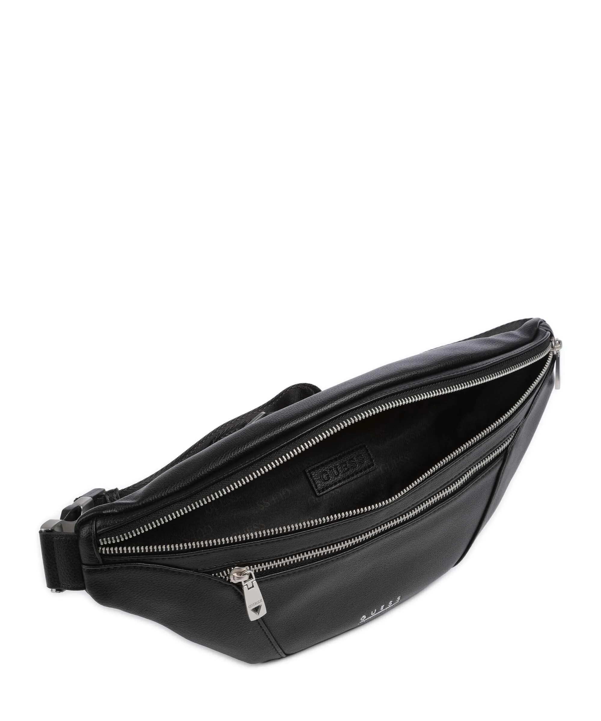  Guess Mestre Marsupio pelle sintetica nero  