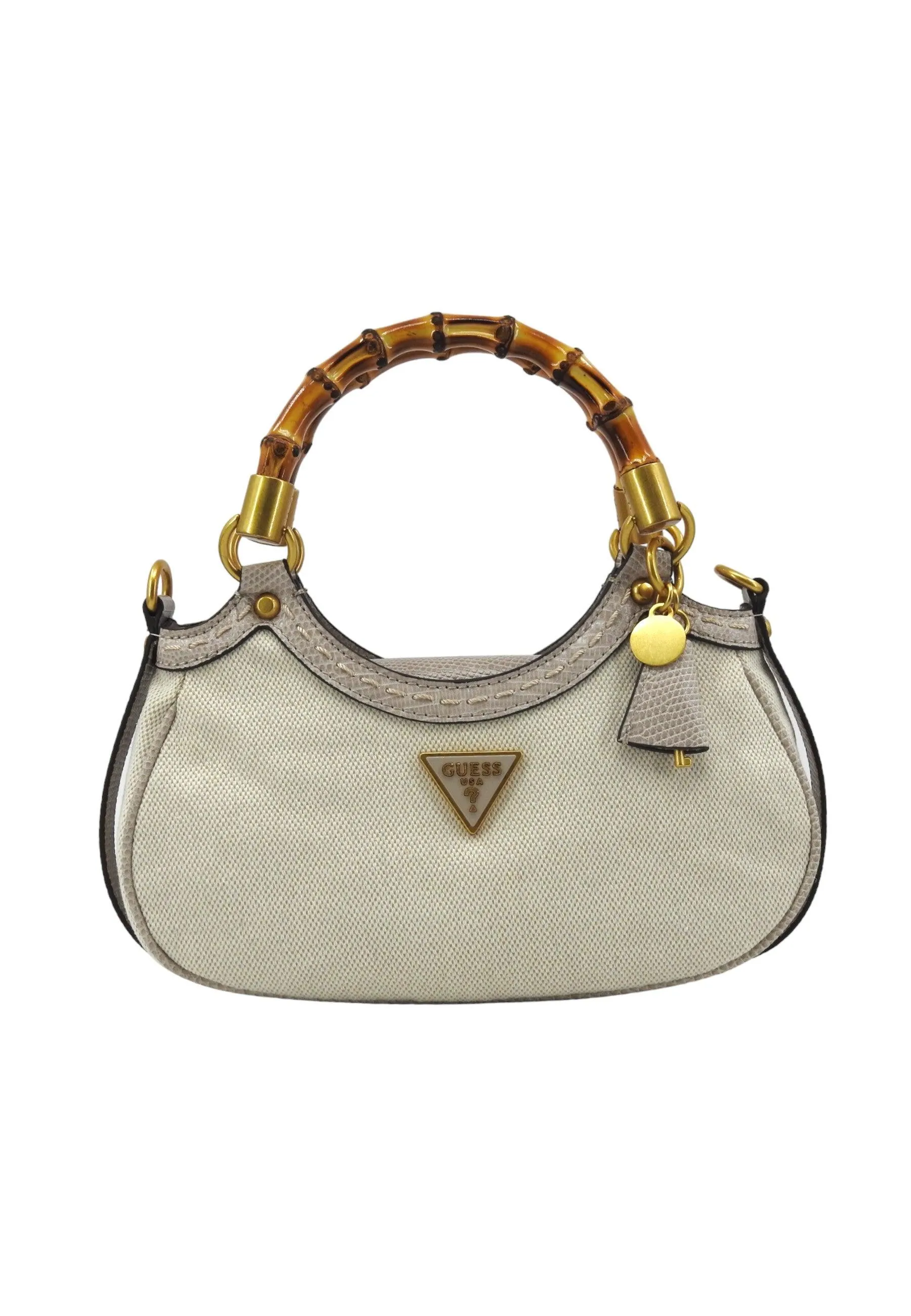 GUESS Zabri Mini Borsa Donna Taupe Beige BA923376
