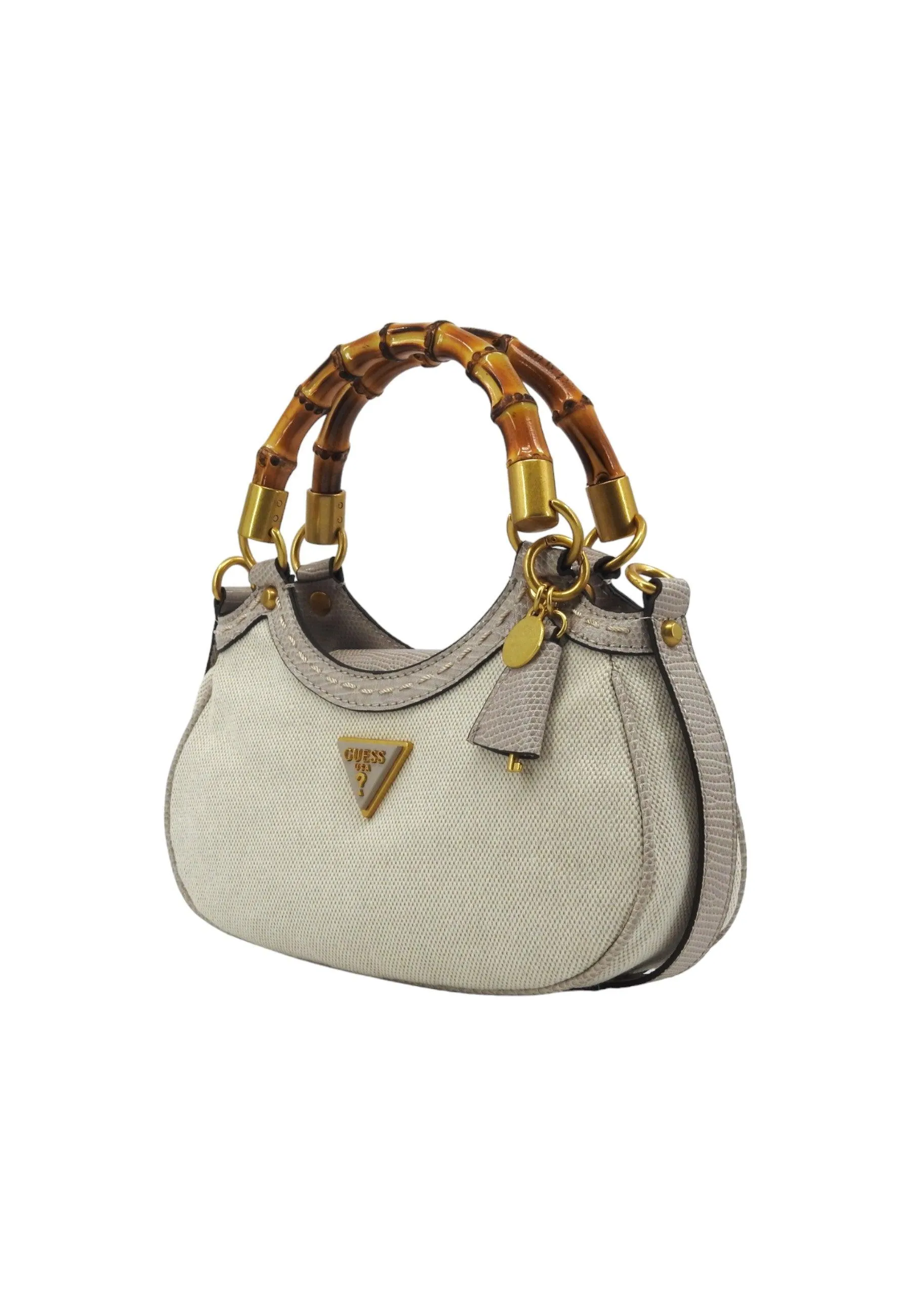 GUESS Zabri Mini Borsa Donna Taupe Beige BA923376