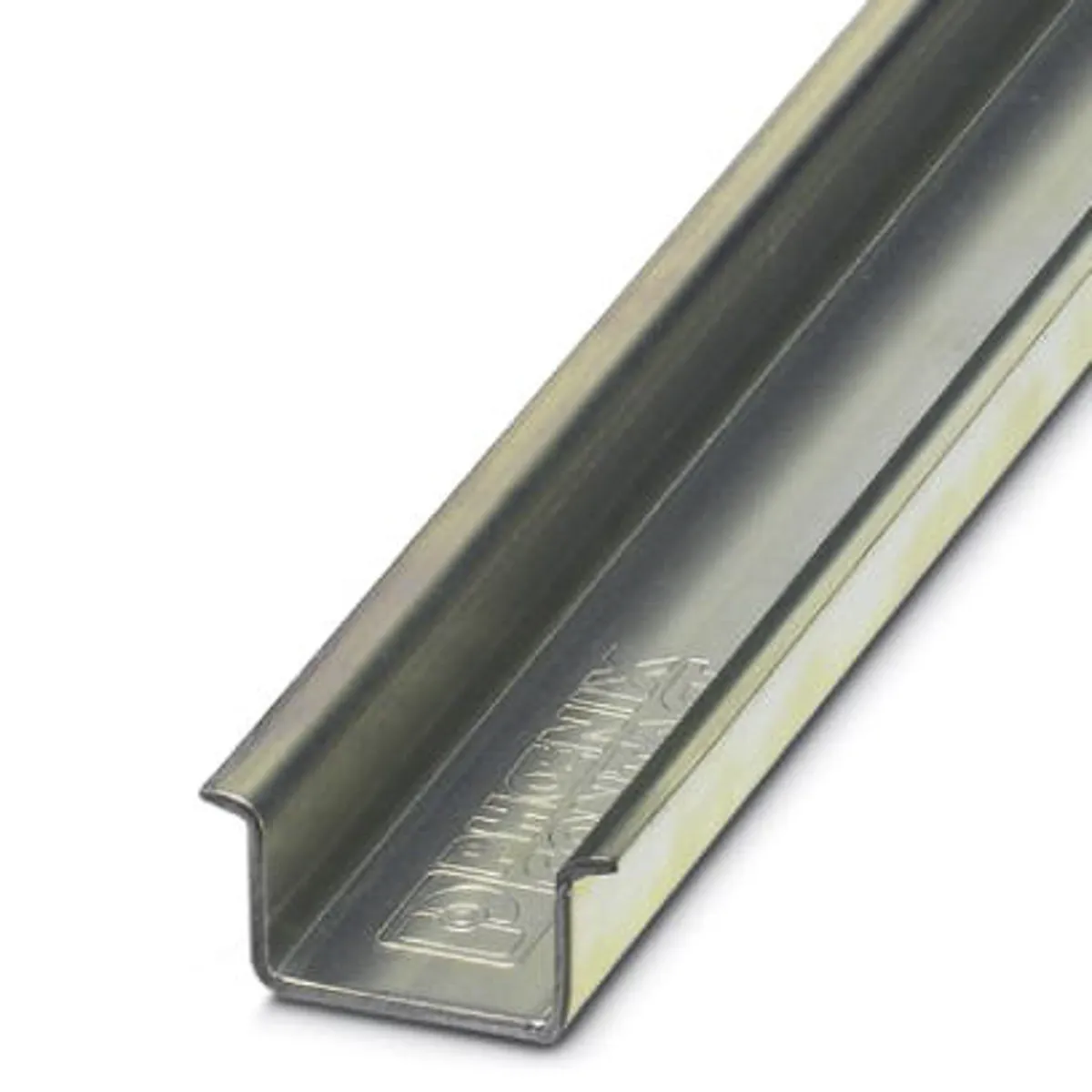 Guida DIN Phoenix Contact Top Hat Non perforato 2m x 35mm x 15mm, in Acciaio