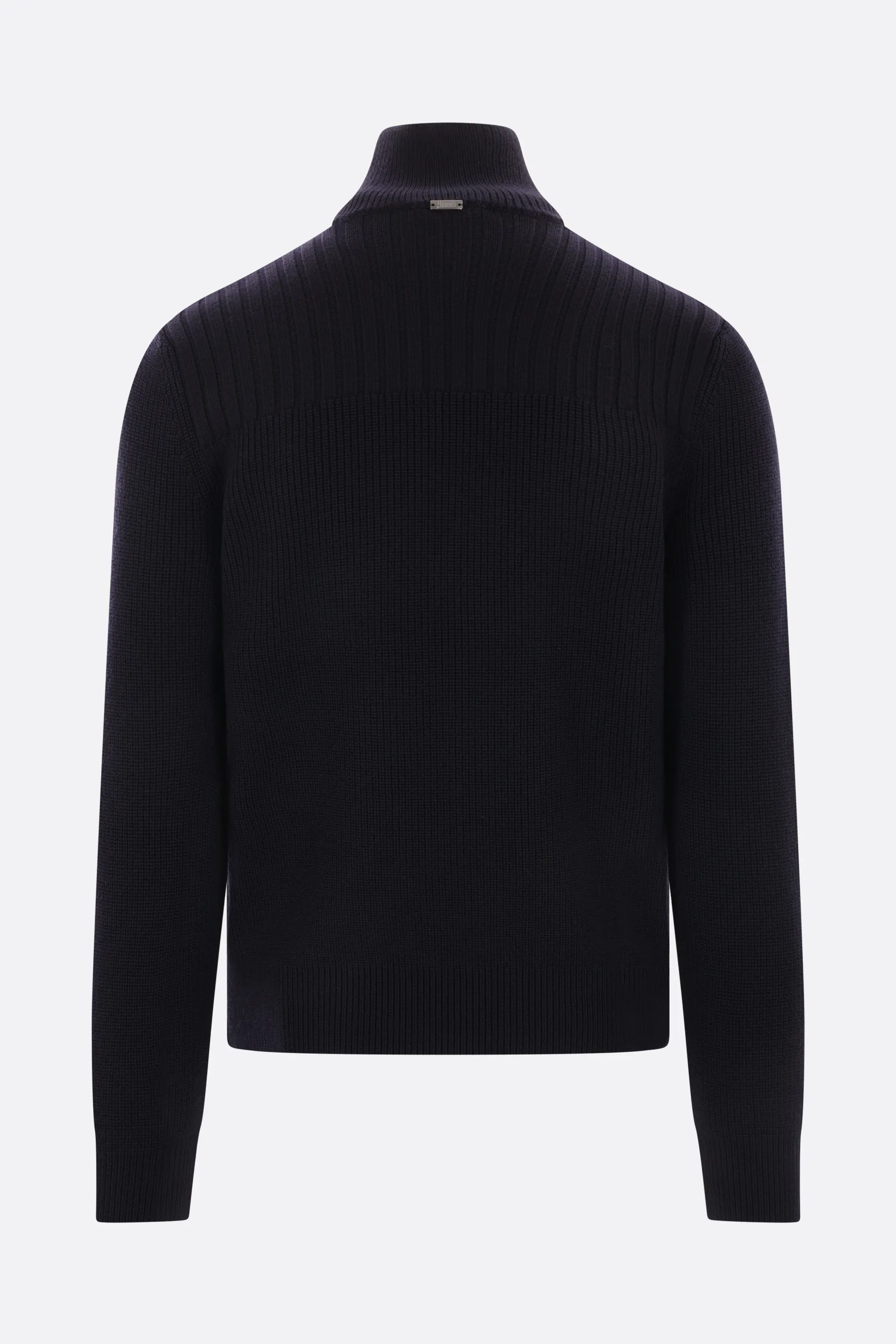  HERNO giubbotto in maglia e nylon imbottito 