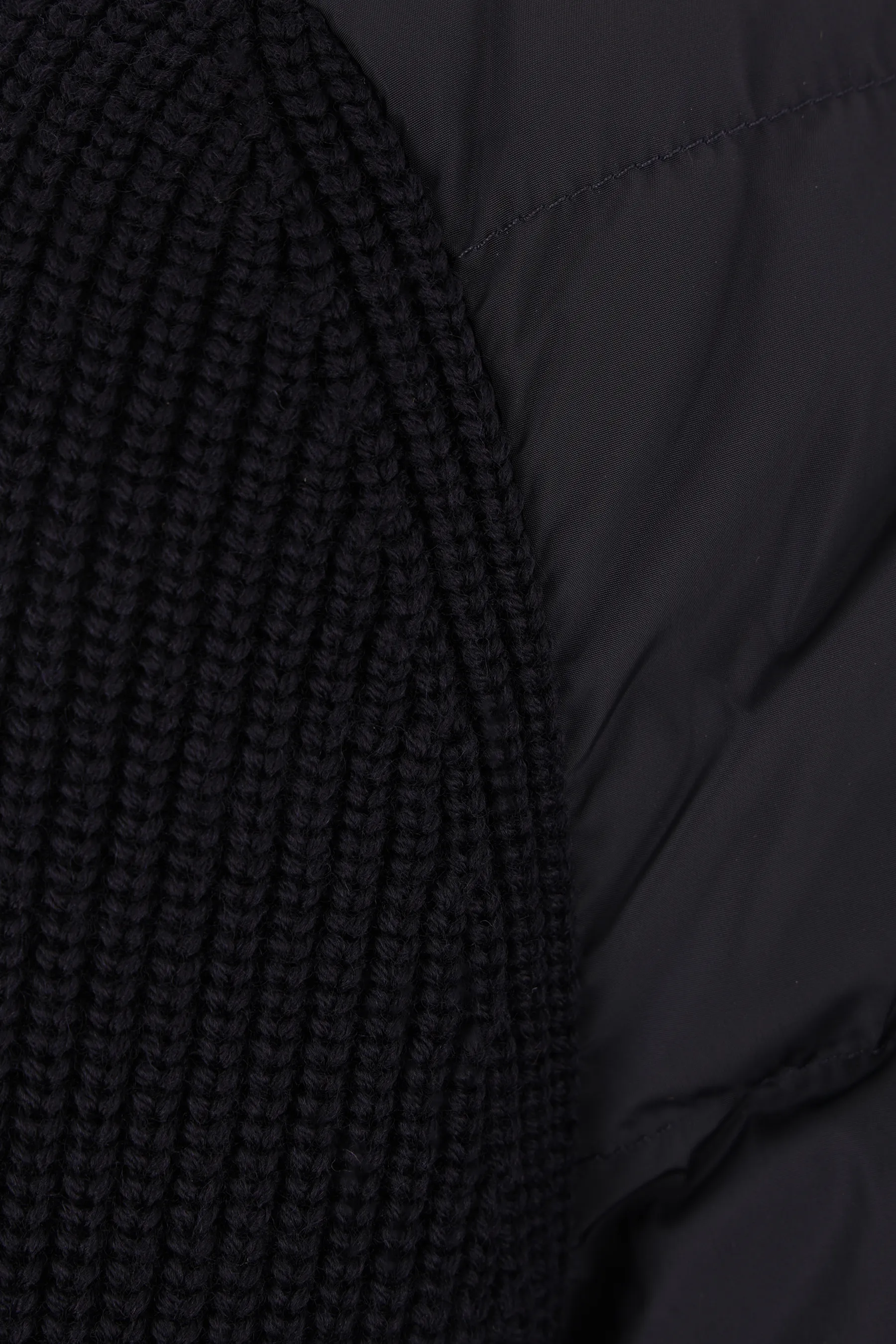  HERNO giubbotto in maglia e nylon imbottito 